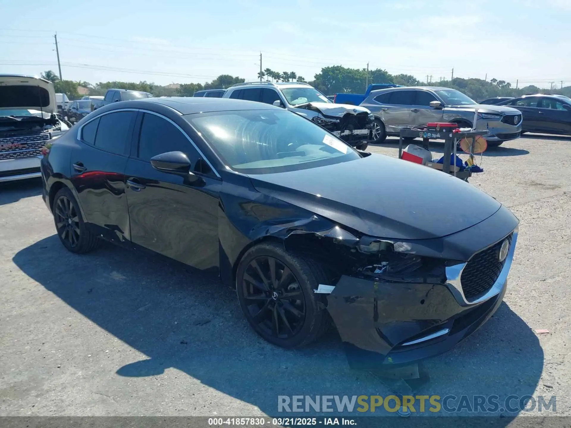 1 Photograph of a damaged car 3MZBPBEY5PM372226 MAZDA MAZDA3 2023