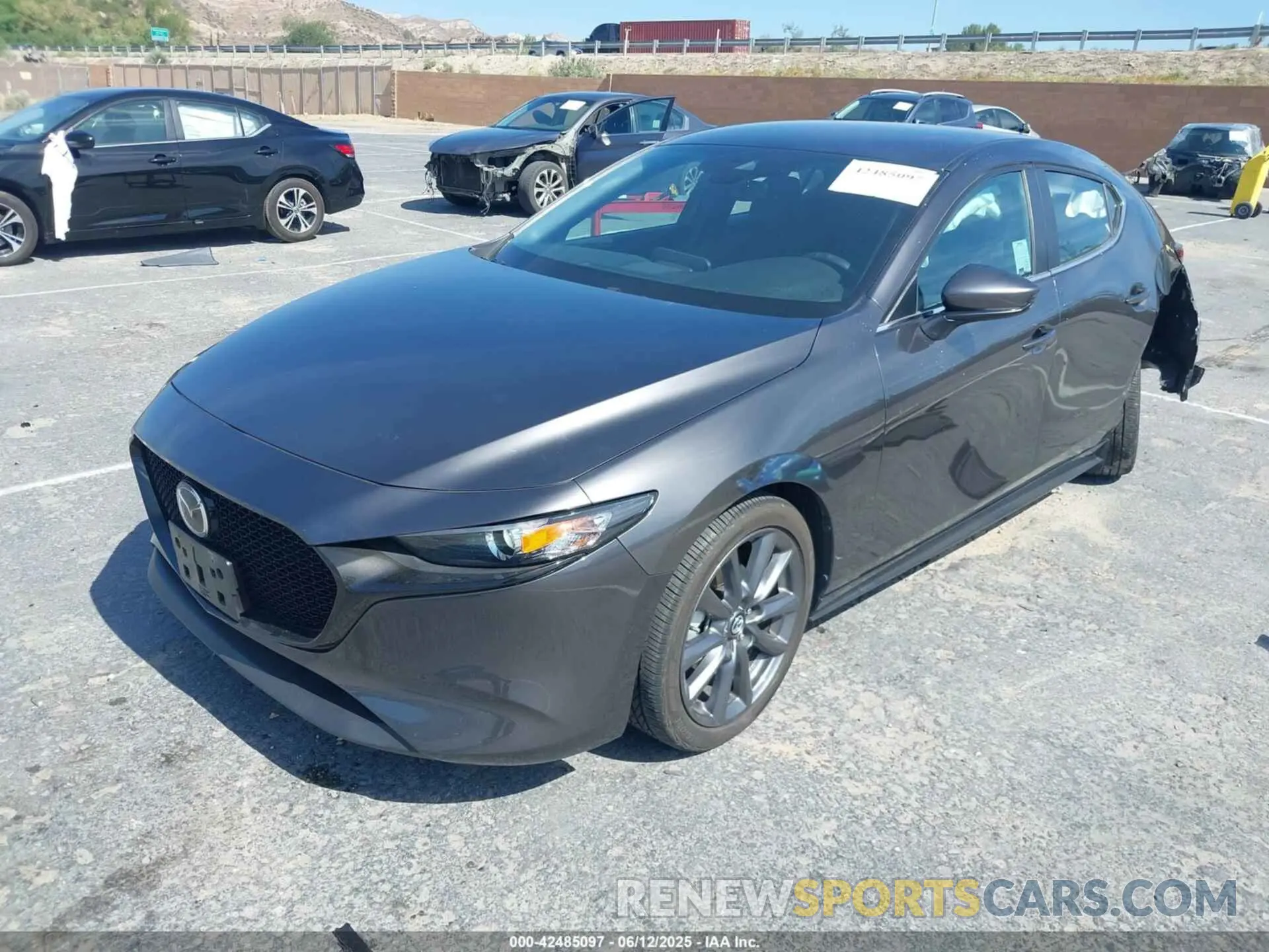 2 Photograph of a damaged car JM1BPAKM1P1620953 MAZDA MAZDA3 2023