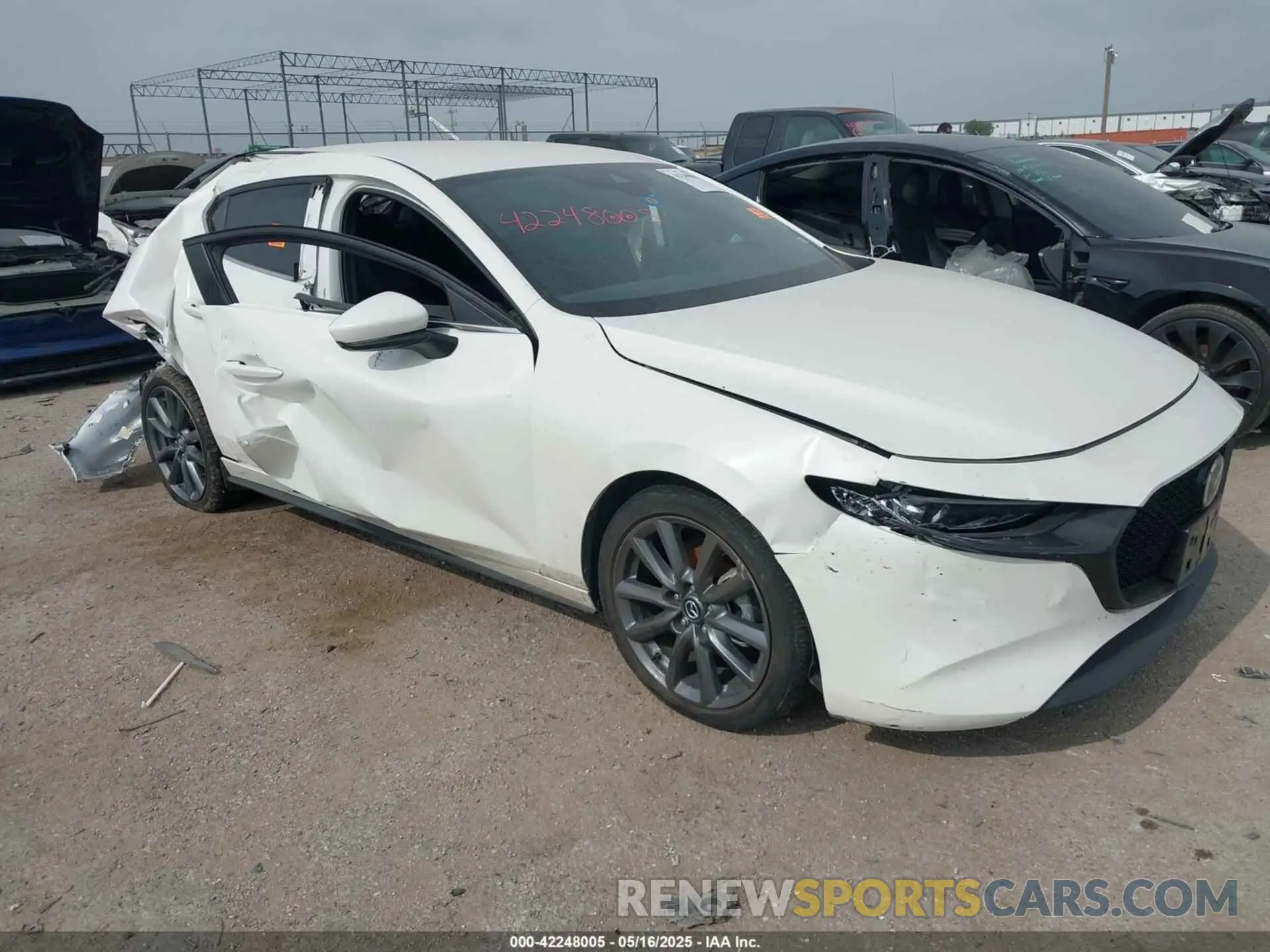 1 Photograph of a damaged car JM1BPAKM3P1616743 MAZDA MAZDA3 2023
