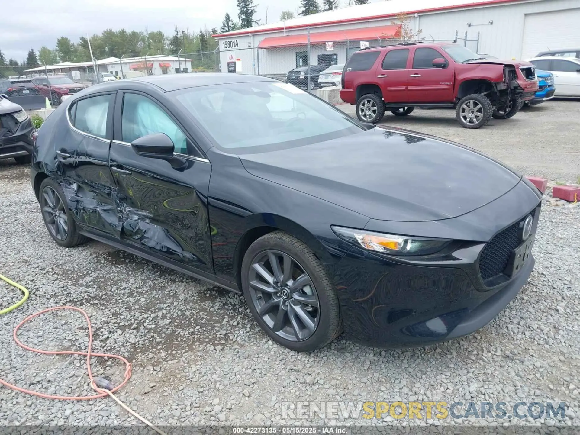 1 Photograph of a damaged car JM1BPAKM8P1614499 MAZDA MAZDA3 2023