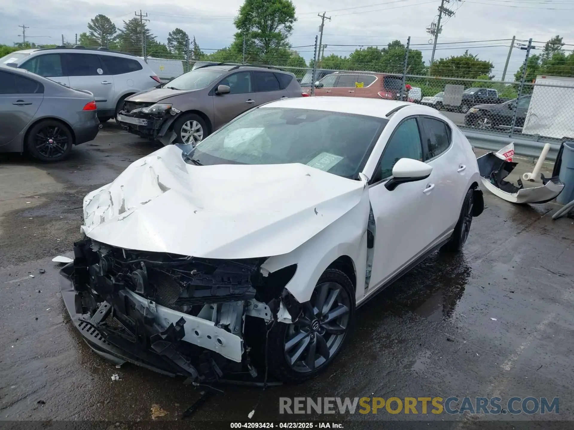 2 Photograph of a damaged car JM1BPAKM9P1604211 MAZDA MAZDA3 2023