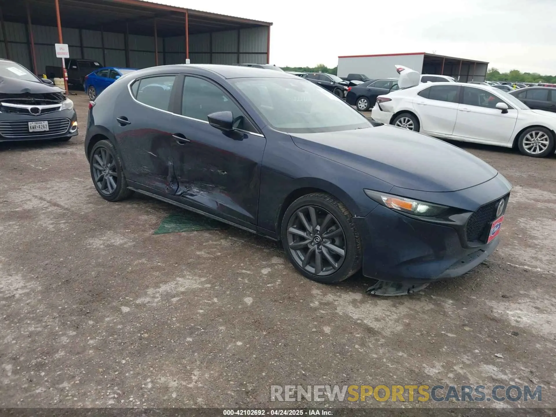 1 Photograph of a damaged car JM1BPAKM9P1616276 MAZDA MAZDA3 2023