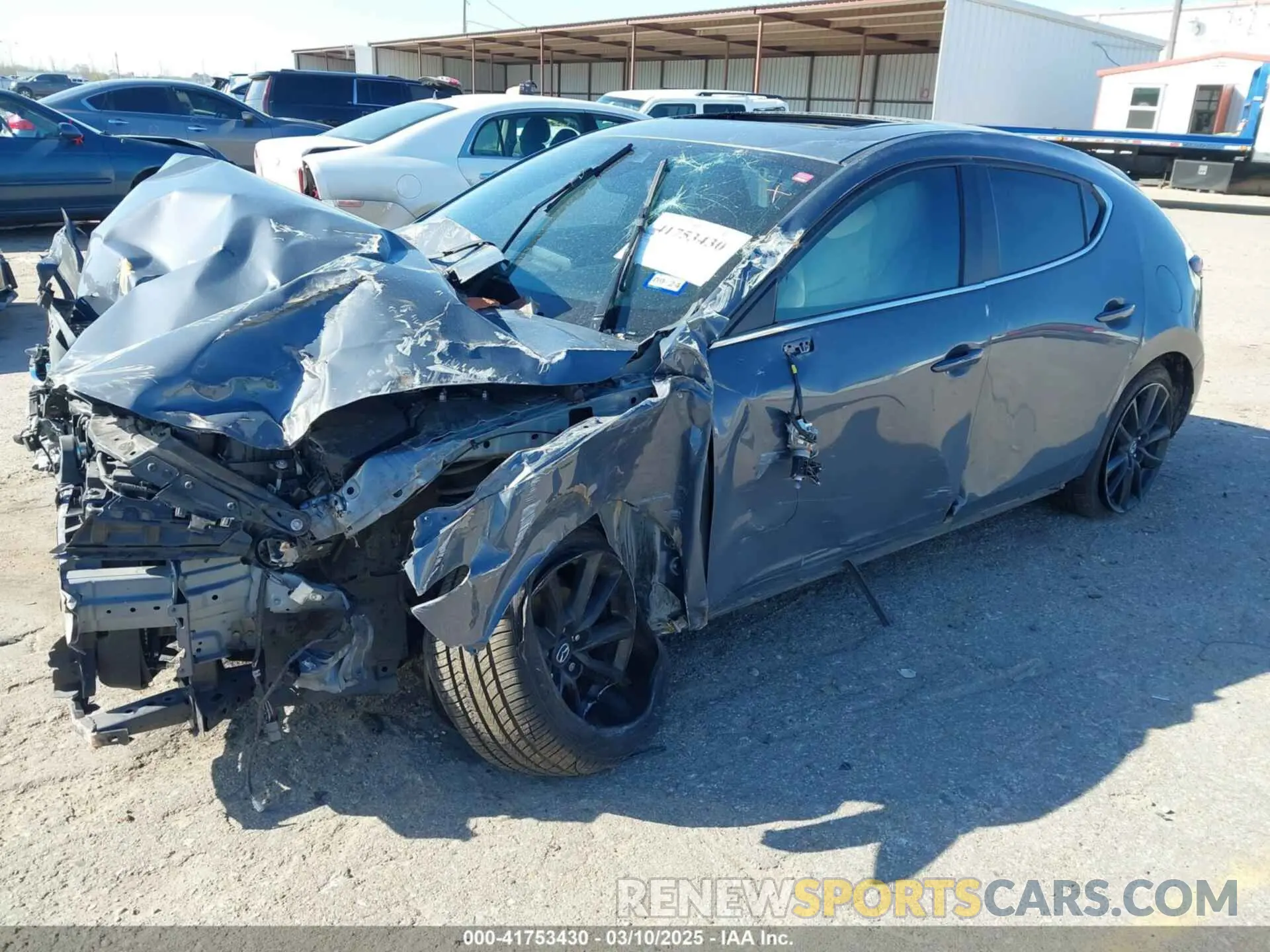 2 Photograph of a damaged car JM1BPALM4P1602378 MAZDA MAZDA3 2023