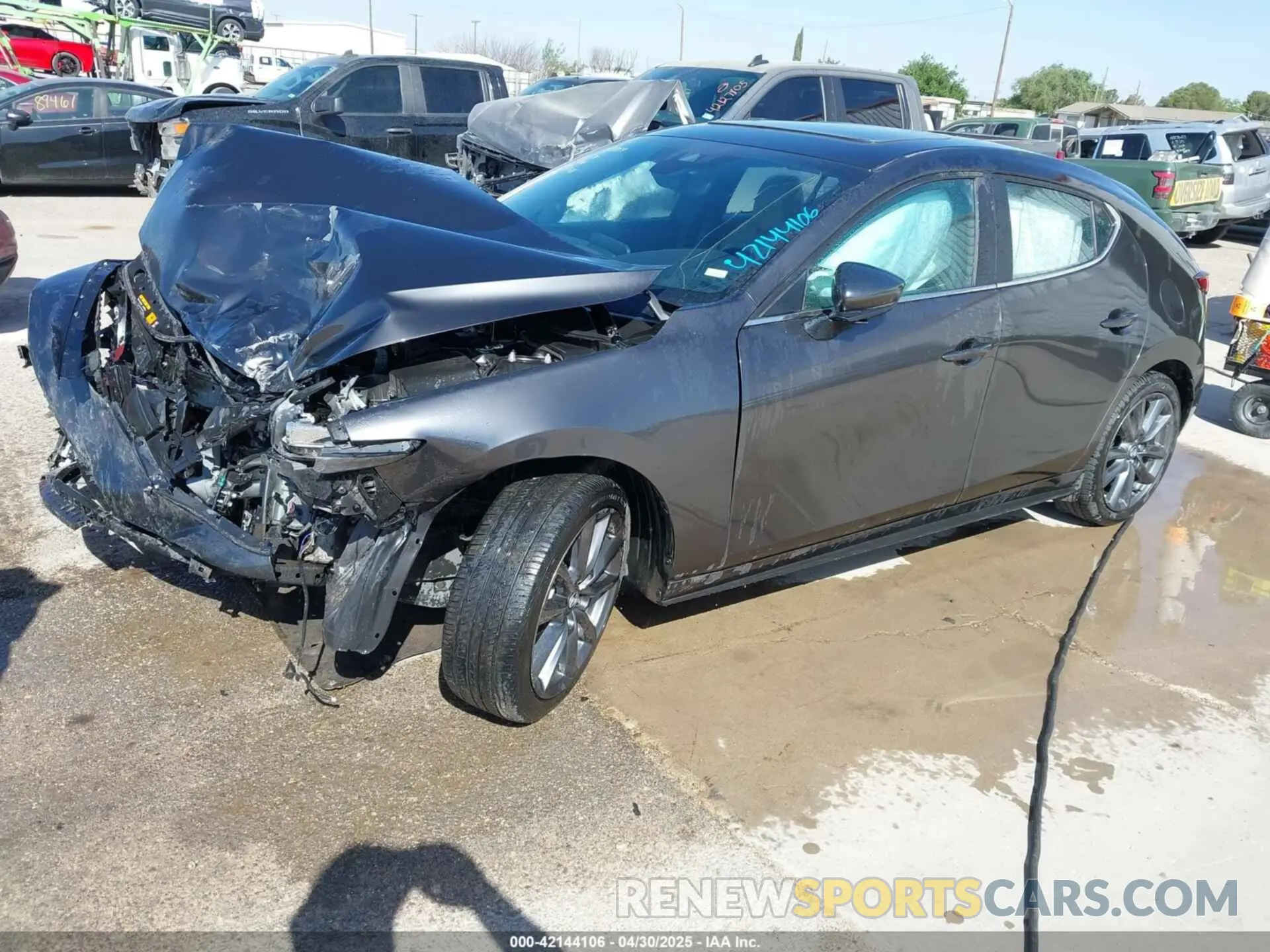 2 Photograph of a damaged car JM1BPALM6P1610353 MAZDA MAZDA3 2023