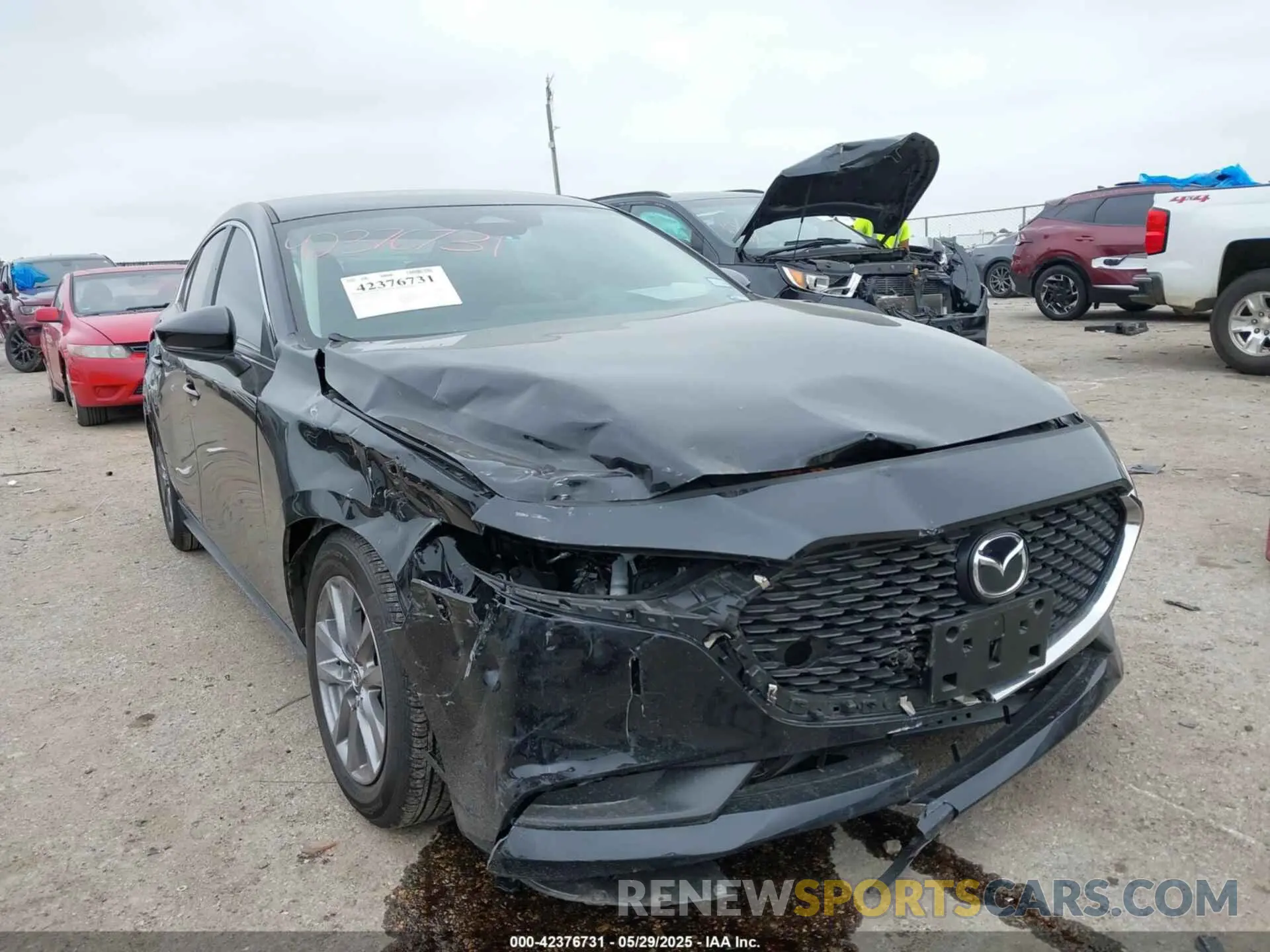 1 Photograph of a damaged car 3MZBPAAM0RM417184 MAZDA MAZDA3 2024