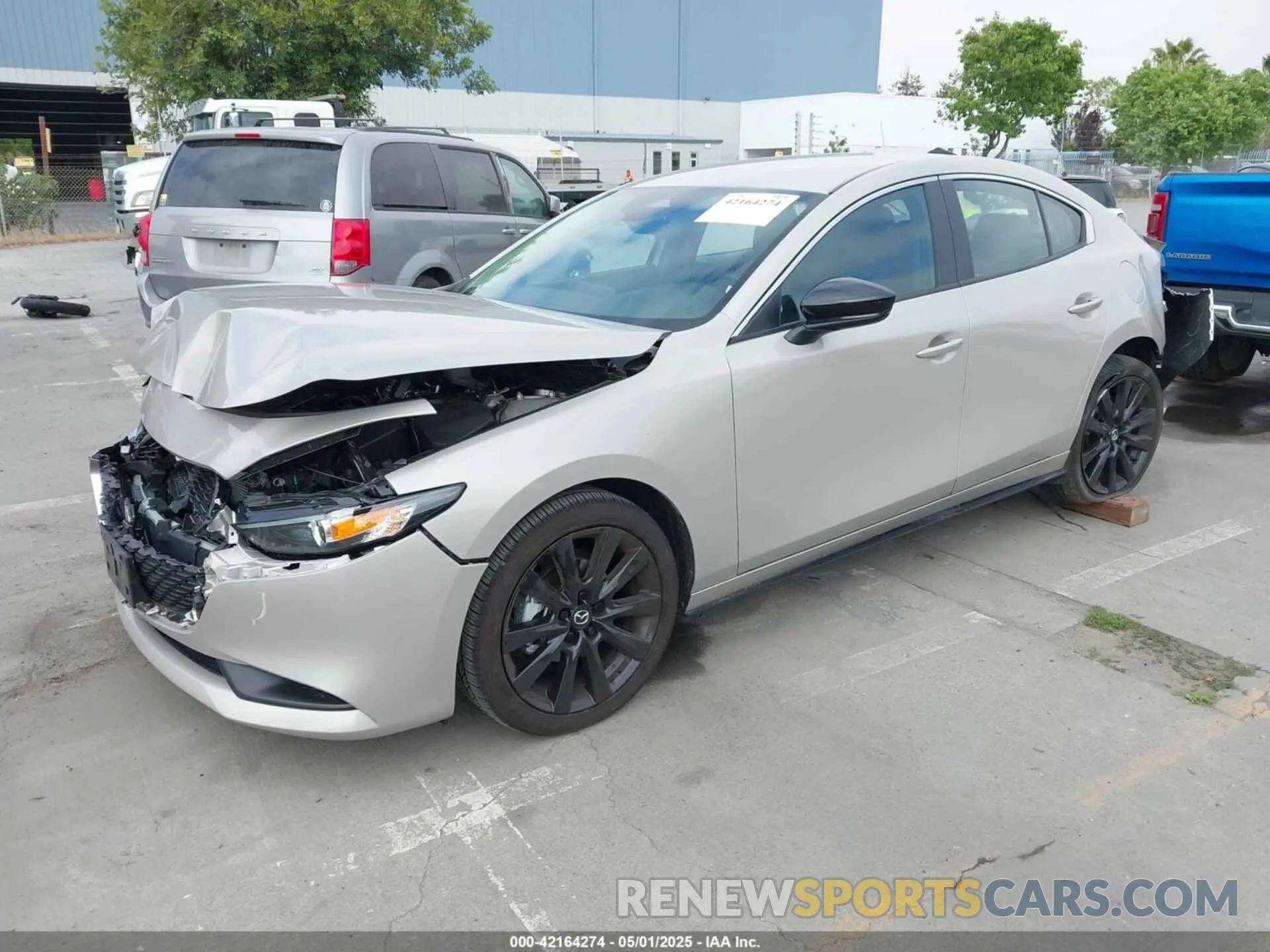 2 Photograph of a damaged car 3MZBPABM2RM422045 MAZDA MAZDA3 2024
