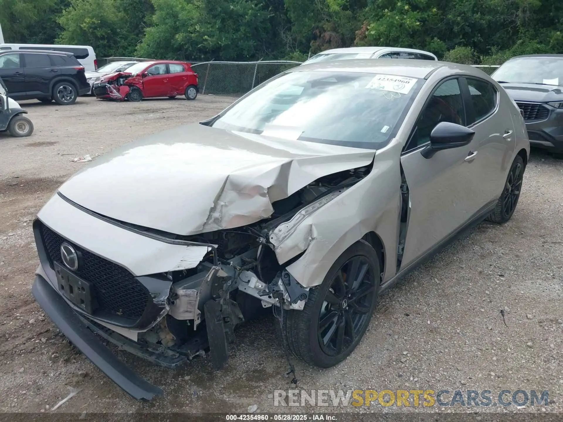 2 Photograph of a damaged car JM1BPAKM5R1722193 MAZDA MAZDA3 2024