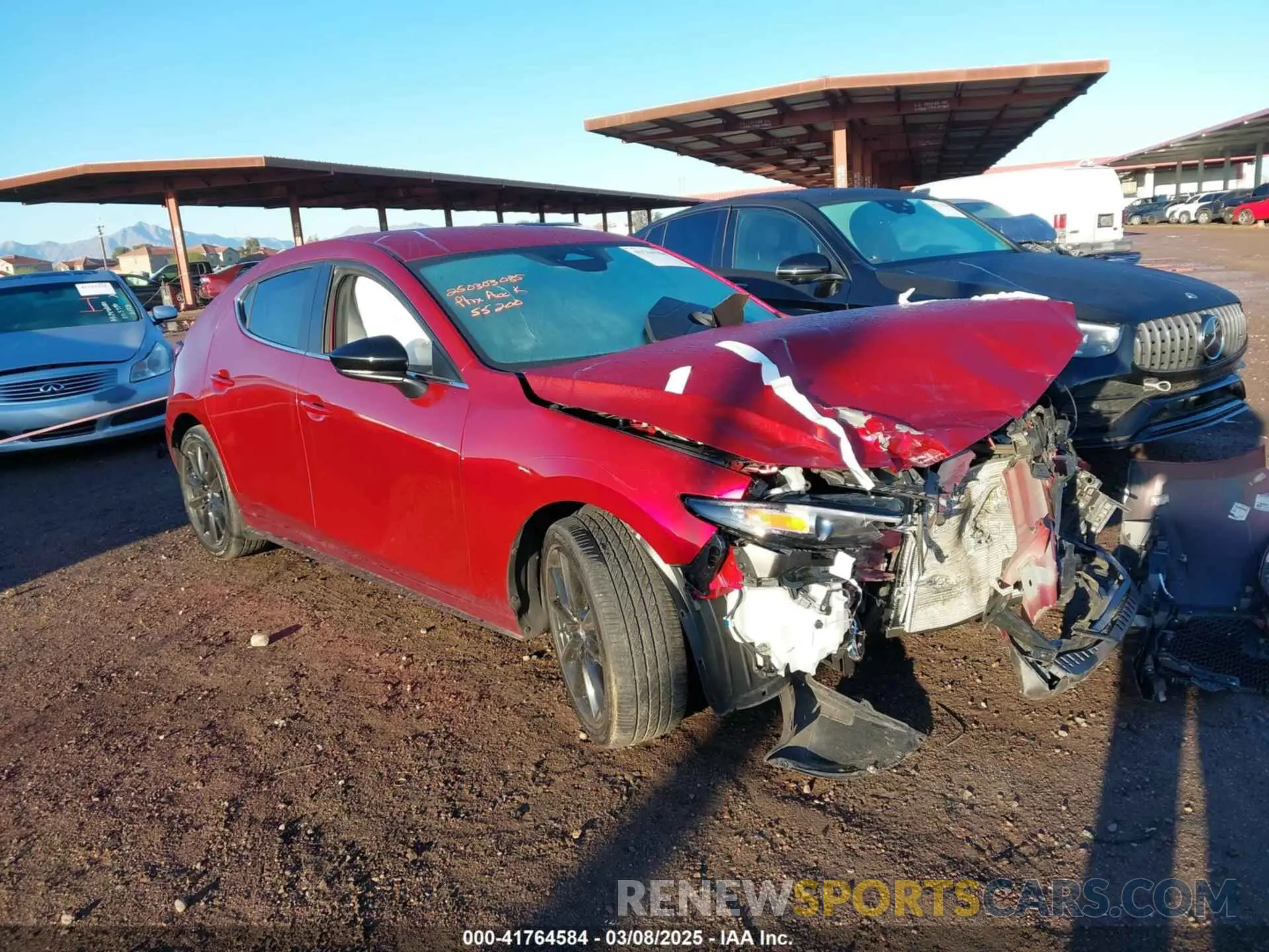 1 Photograph of a damaged car JM1BPAKM7R1710515 MAZDA MAZDA3 2024