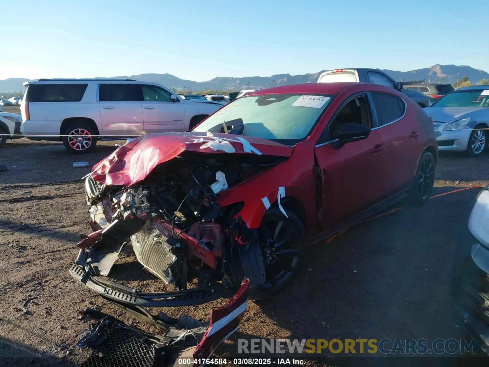 2 Photograph of a damaged car JM1BPAKM7R1710515 MAZDA MAZDA3 2024