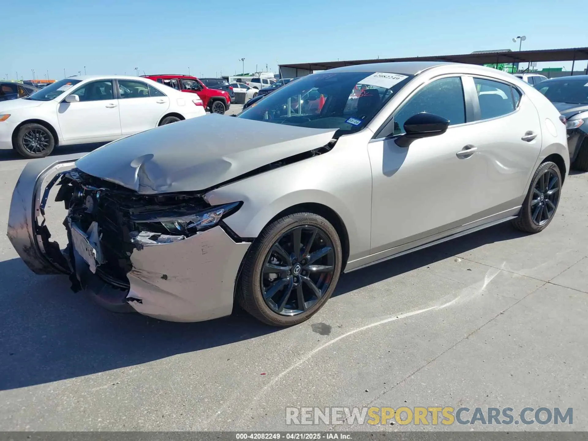 2 Photograph of a damaged car JM1BPAKM8R1704528 MAZDA MAZDA3 2024