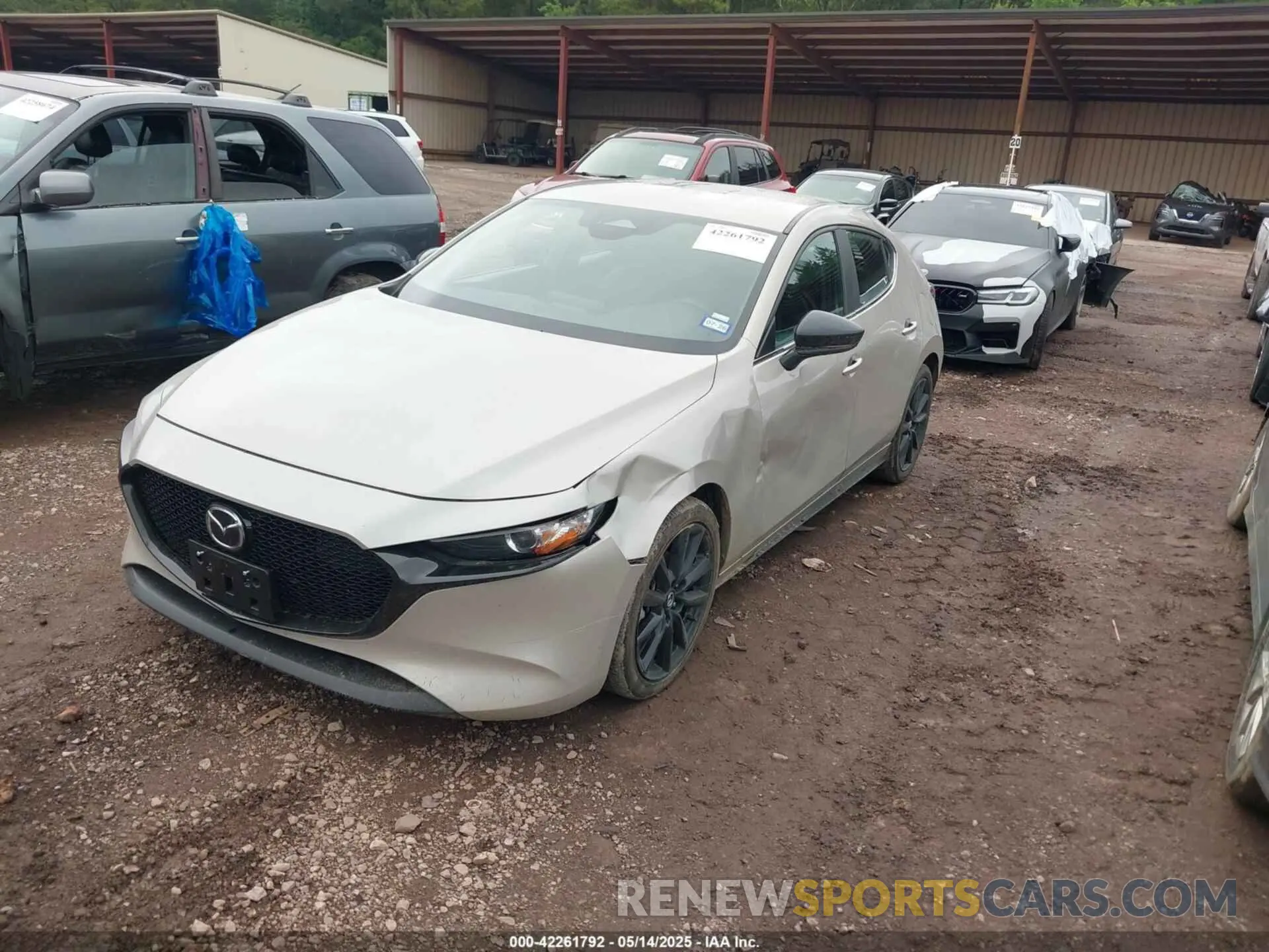 2 Photograph of a damaged car JM1BPAKMXR1722416 MAZDA MAZDA3 2024