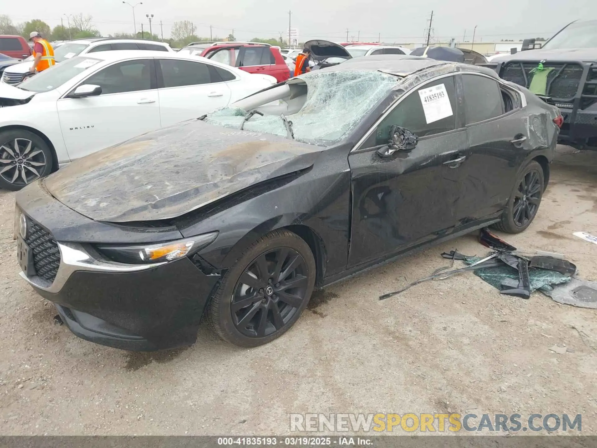 2 Photograph of a damaged car 3MZBPABM6SM455202 MAZDA MAZDA3 2025