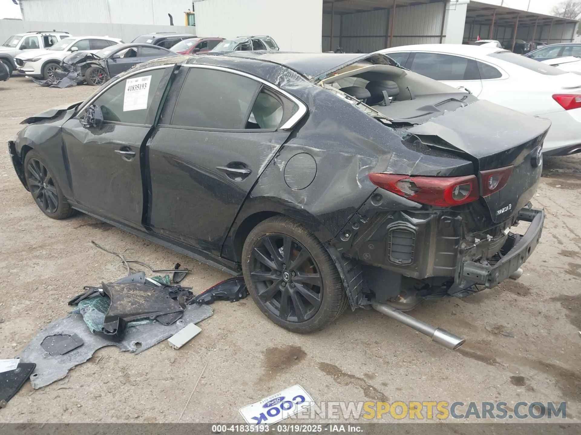 3 Photograph of a damaged car 3MZBPABM6SM455202 MAZDA MAZDA3 2025