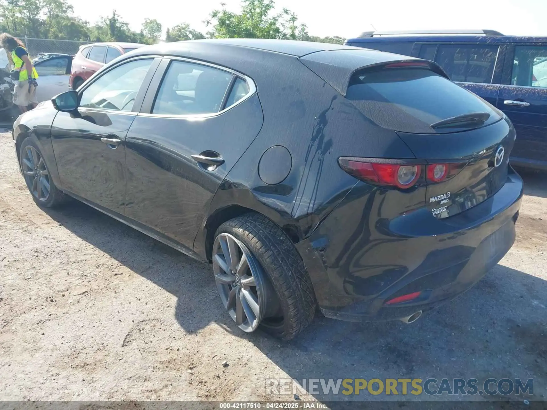 3 Photograph of a damaged car JM1BPBJM9K1122225 MAZDA MAZDA3 HATCHBACK 2019