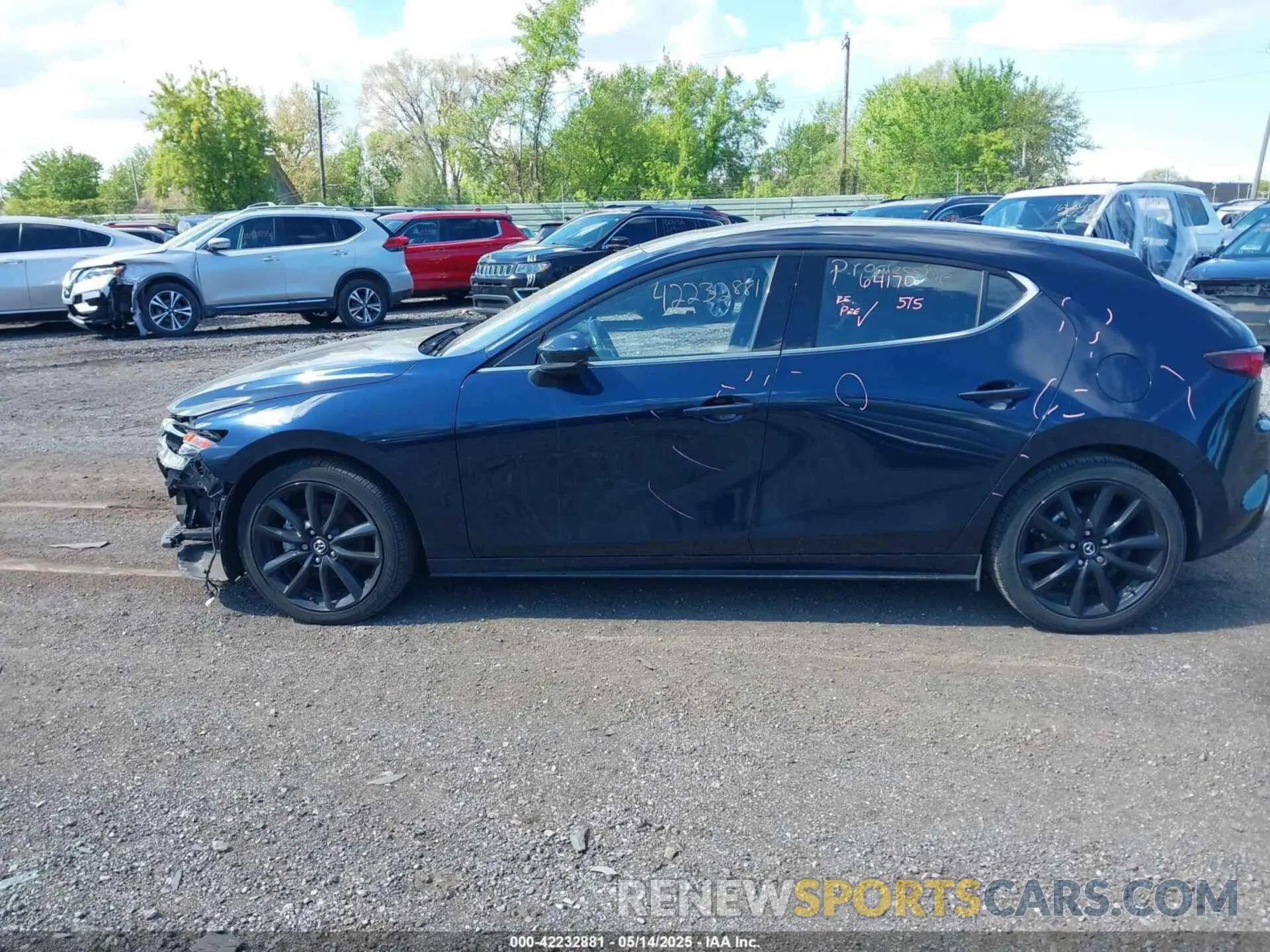 15 Photograph of a damaged car JM1BPBNMXK1144535 MAZDA MAZDA3 HATCHBACK 2019