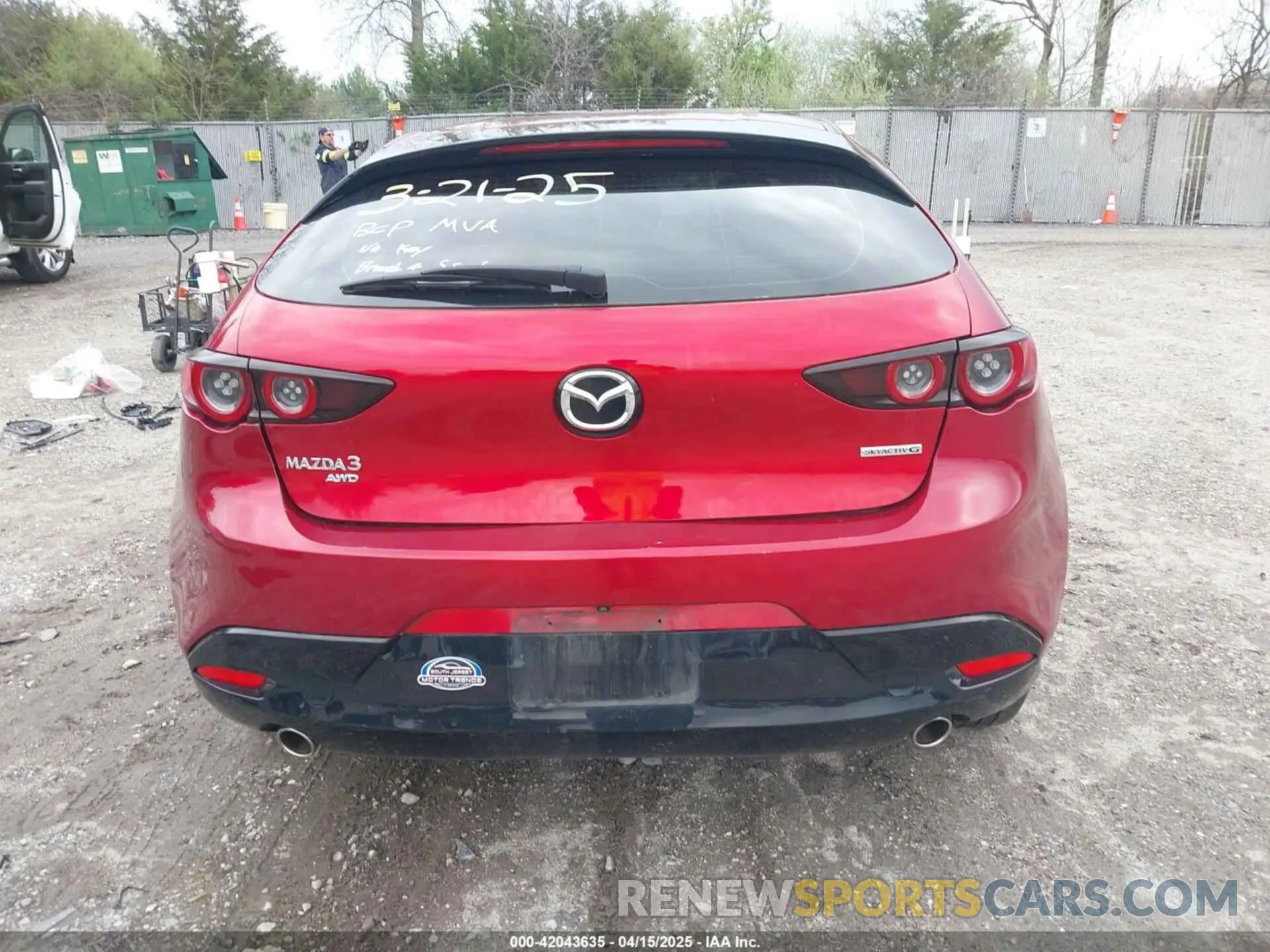 16 Photograph of a damaged car JM1BPBLM0L1158190 MAZDA MAZDA3 HATCHBACK 2020