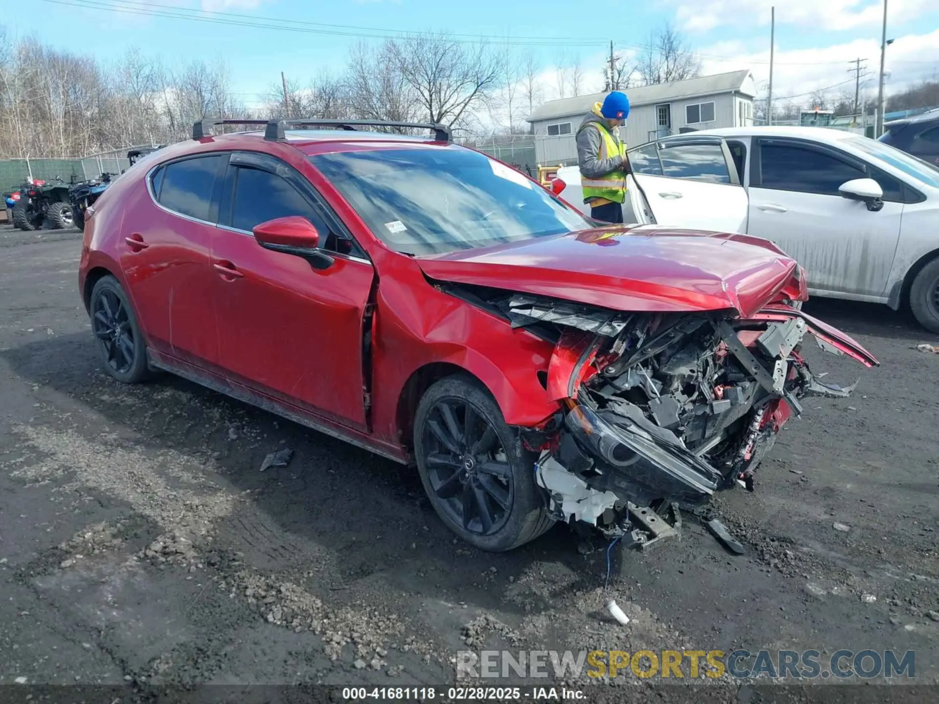 1 Photograph of a damaged car JM1BPBNM6L1157087 MAZDA MAZDA3 HATCHBACK 2020