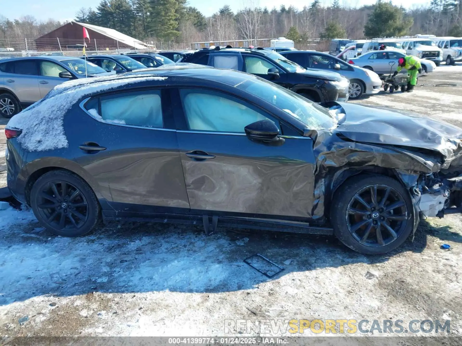 13 Photograph of a damaged car JM1BPBJY1M1400430 MAZDA MAZDA3 HATCHBACK 2021