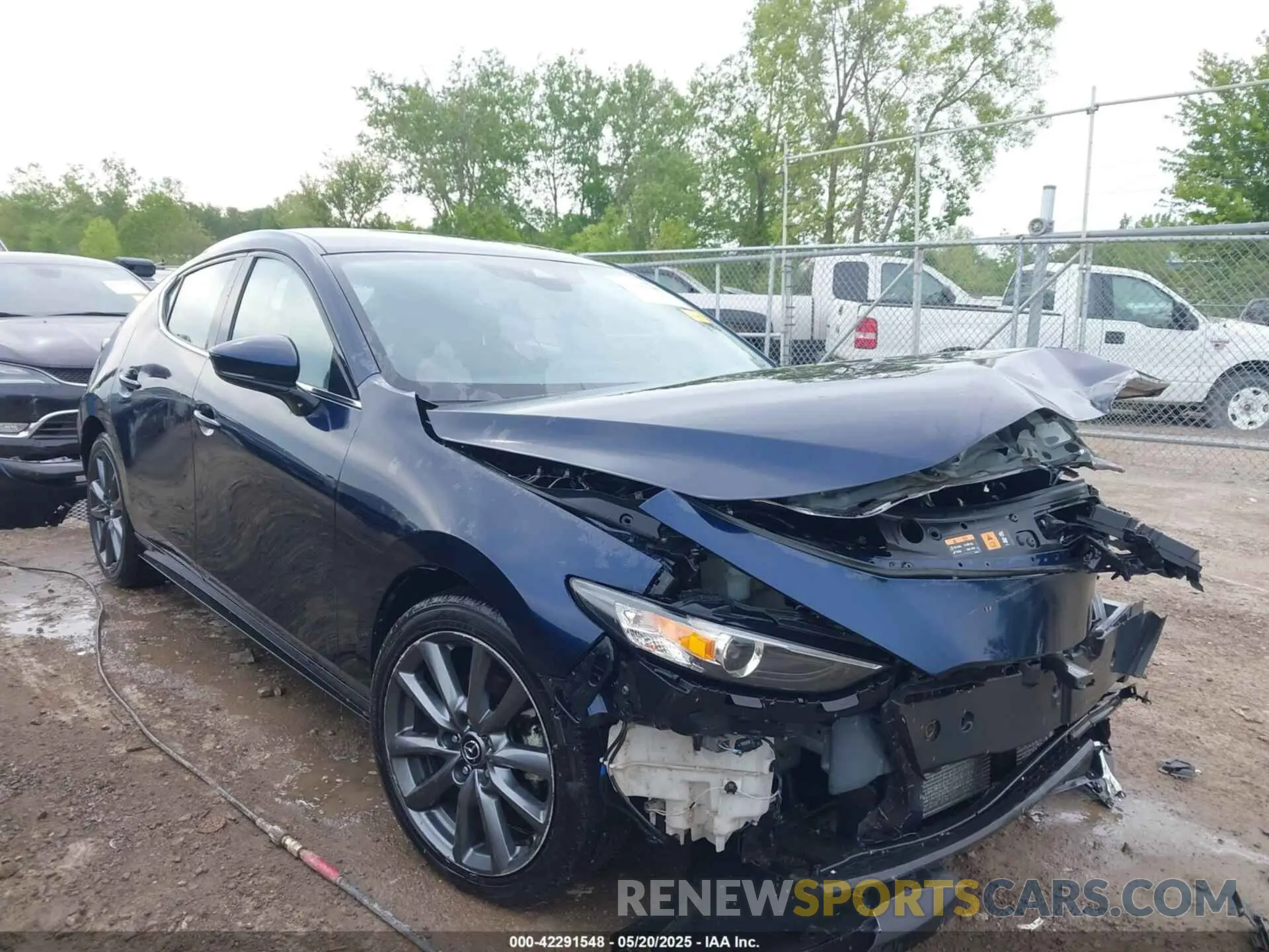 1 Photograph of a damaged car JM1BPBKL1M1308883 MAZDA MAZDA3 HATCHBACK 2021