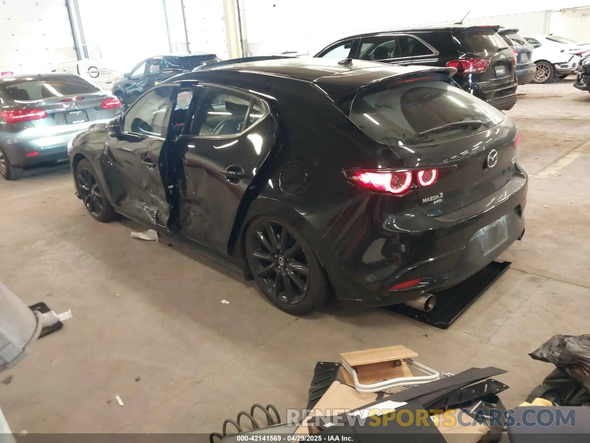 3 Photograph of a damaged car JM1BPBNY0M1348282 MAZDA MAZDA3 HATCHBACK 2021