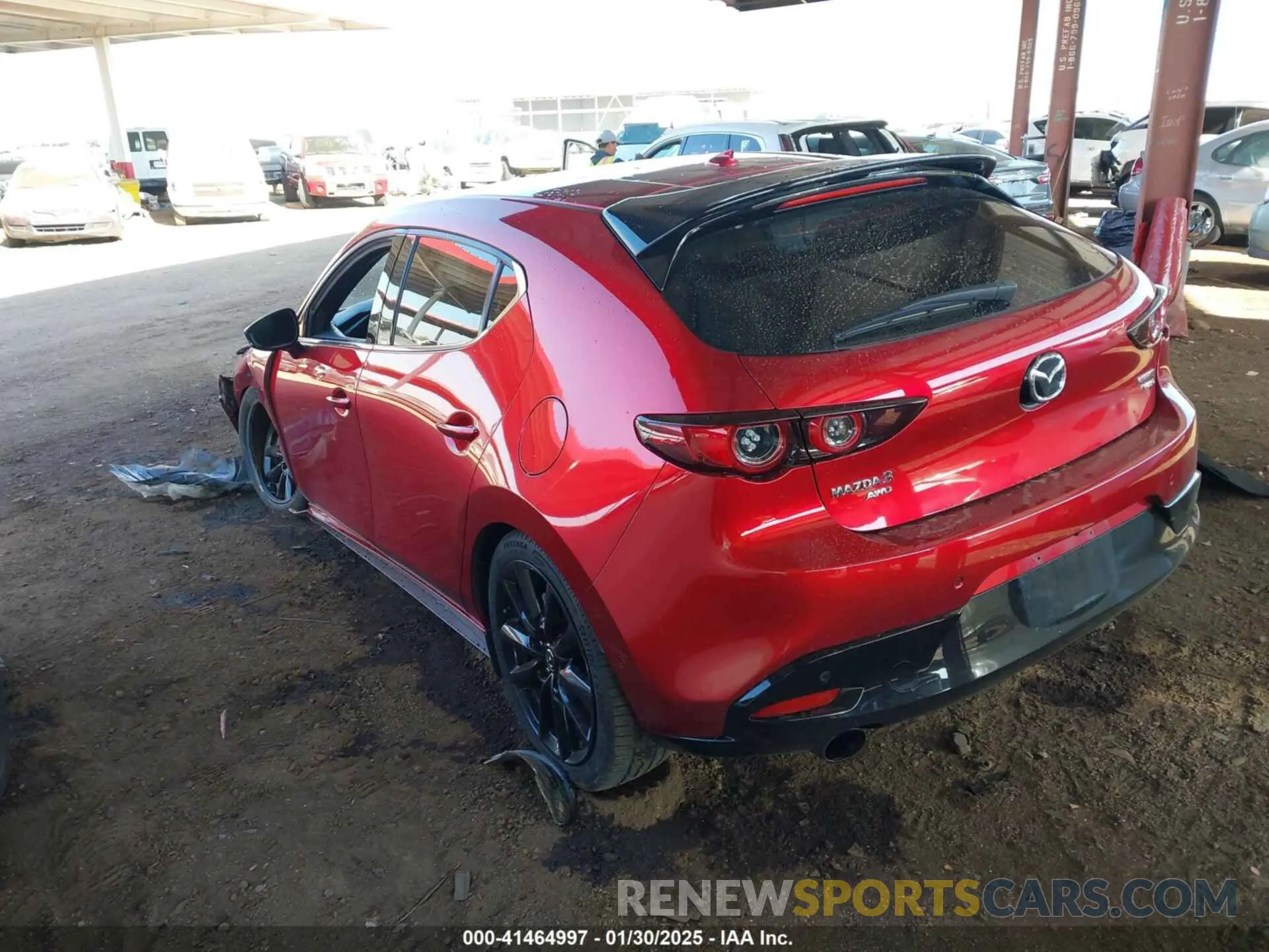 3 Photograph of a damaged car JM1BPBNY4M1332490 MAZDA MAZDA3 HATCHBACK 2021