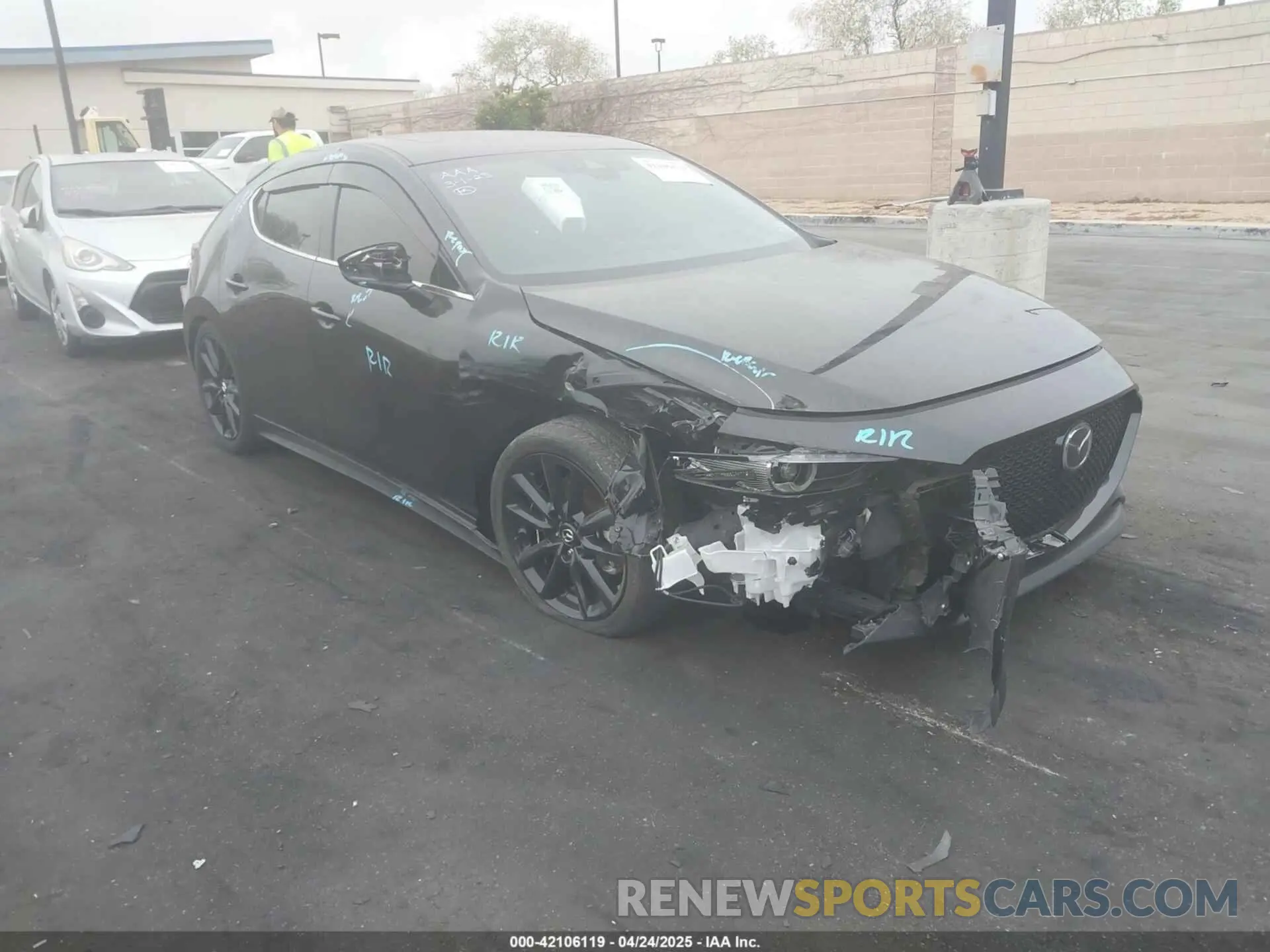 1 Photograph of a damaged car JM1BPBJY3P1604280 MAZDA MAZDA3 HATCHBACK 2023