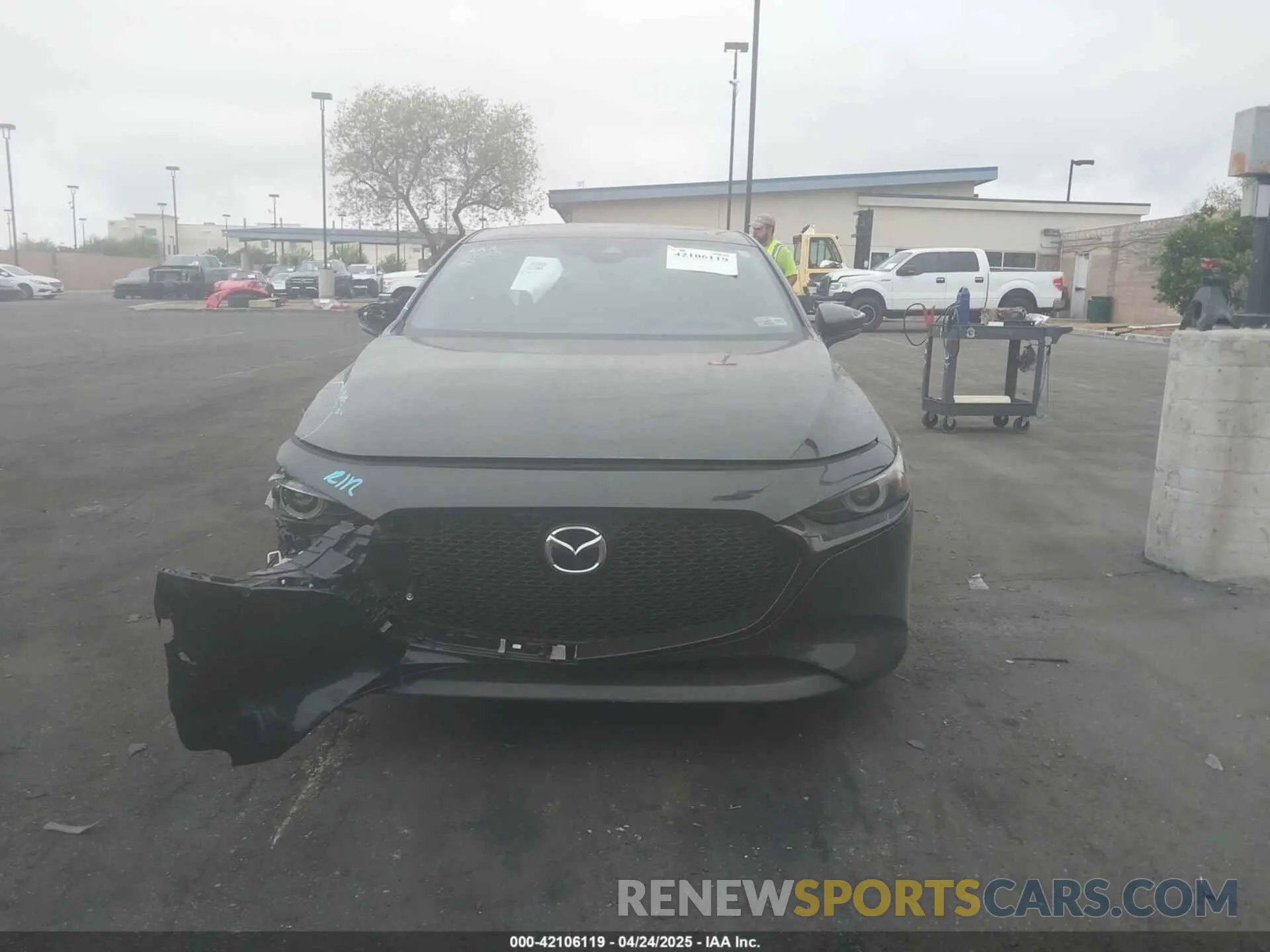 12 Photograph of a damaged car JM1BPBJY3P1604280 MAZDA MAZDA3 HATCHBACK 2023