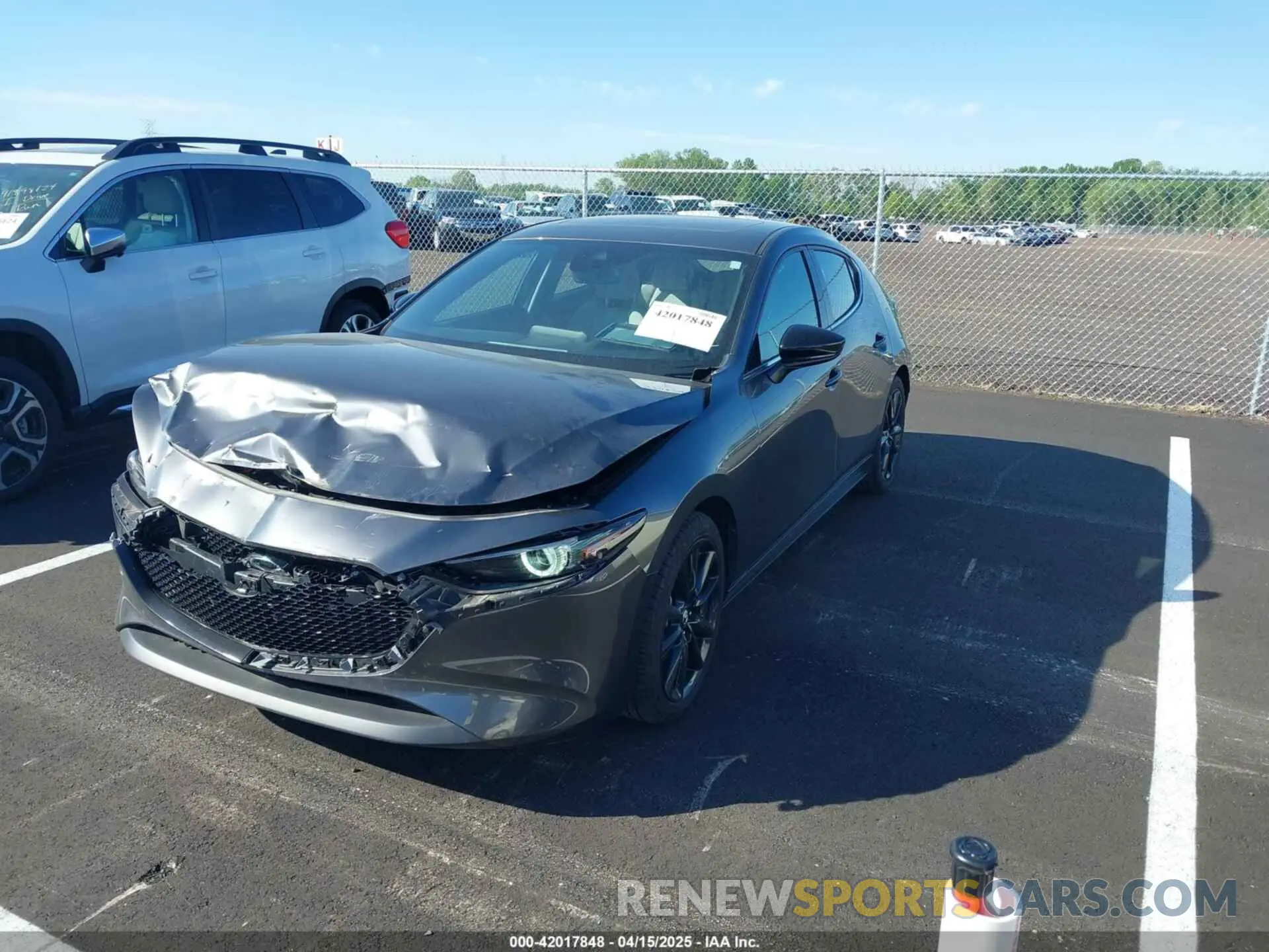 2 Photograph of a damaged car JM1BPBJY6P1620635 MAZDA MAZDA3 HATCHBACK 2023