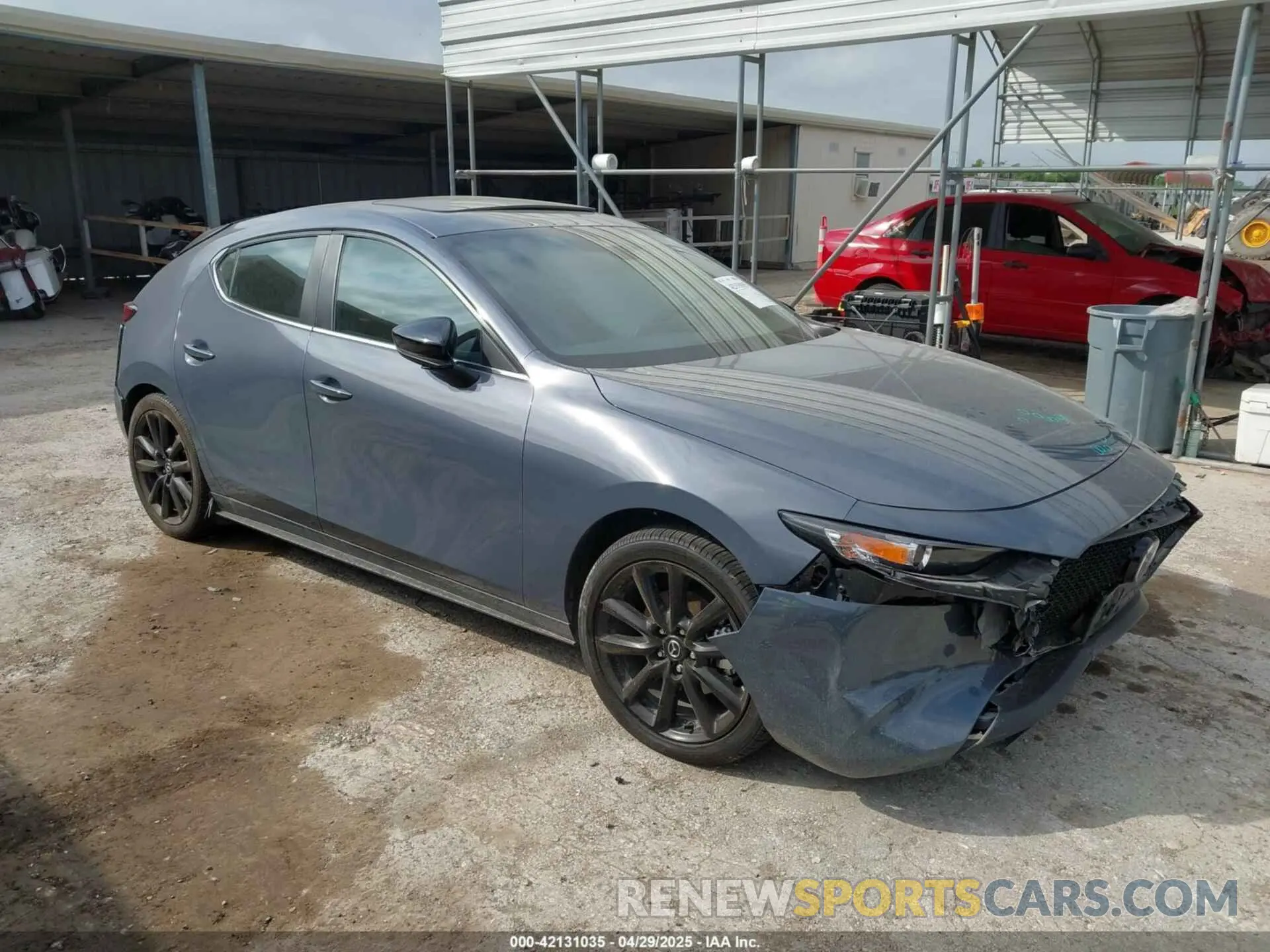 1 Photograph of a damaged car JM1BPBLM9P1611745 MAZDA MAZDA3 HATCHBACK 2023