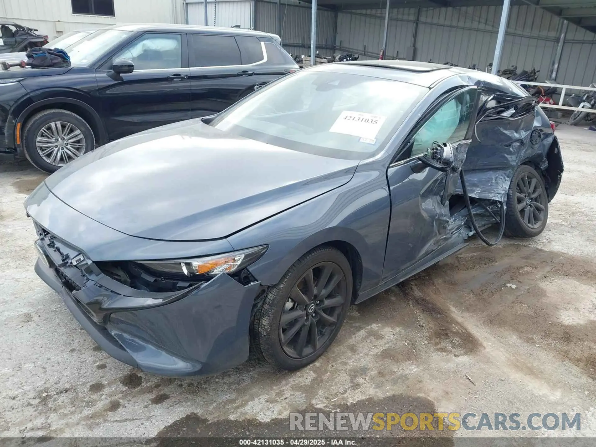 2 Photograph of a damaged car JM1BPBLM9P1611745 MAZDA MAZDA3 HATCHBACK 2023