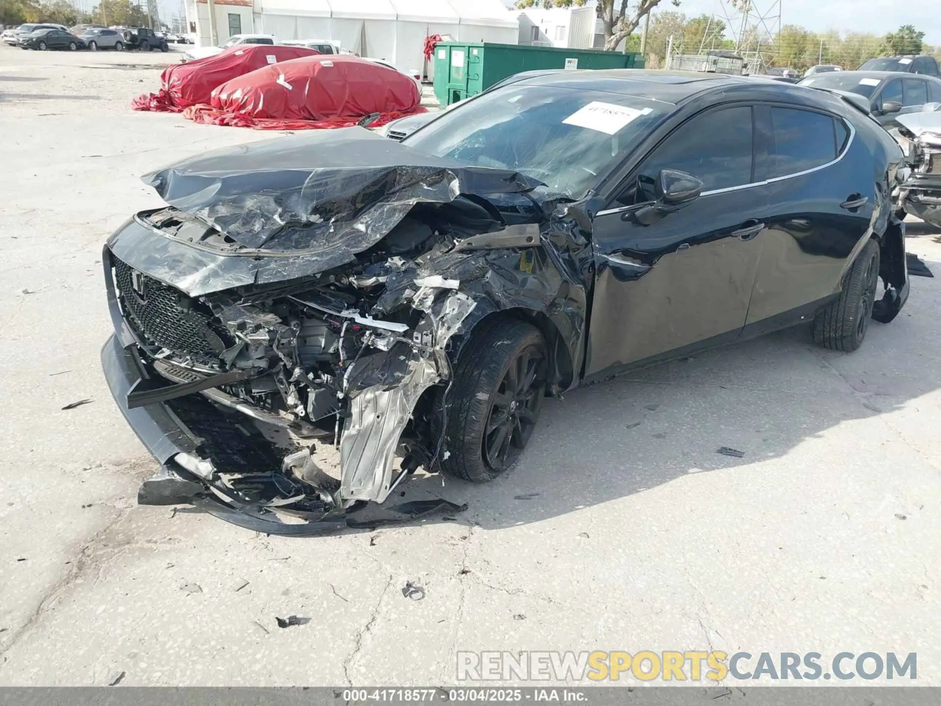 2 Photograph of a damaged car JM1BPBNY0P1615814 MAZDA MAZDA3 HATCHBACK 2023