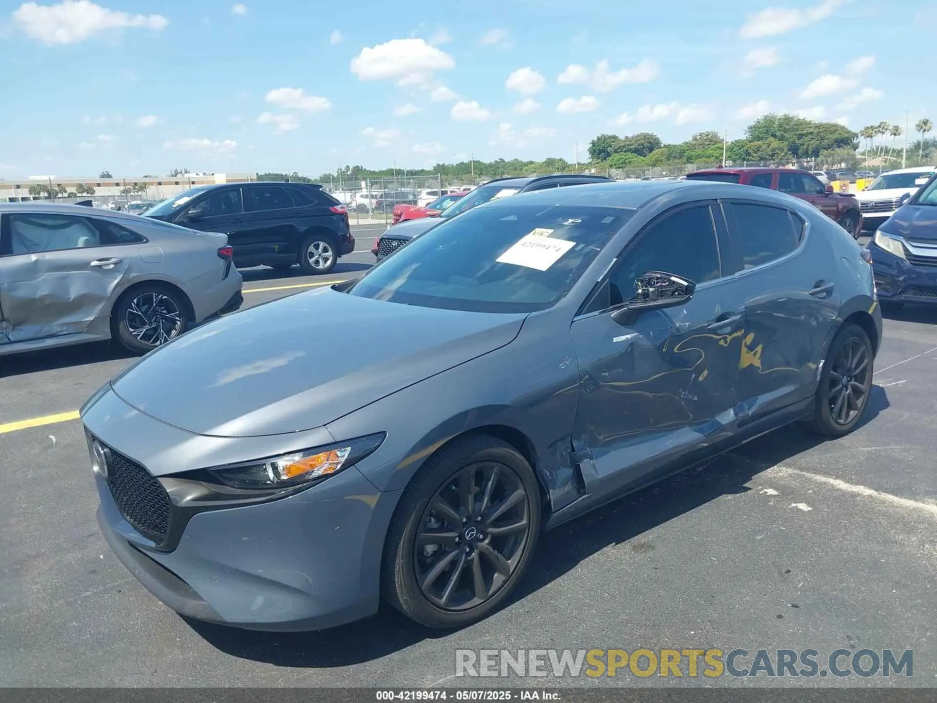 2 Photograph of a damaged car JM1BPBLM8R1654296 MAZDA MAZDA3 HATCHBACK 2024