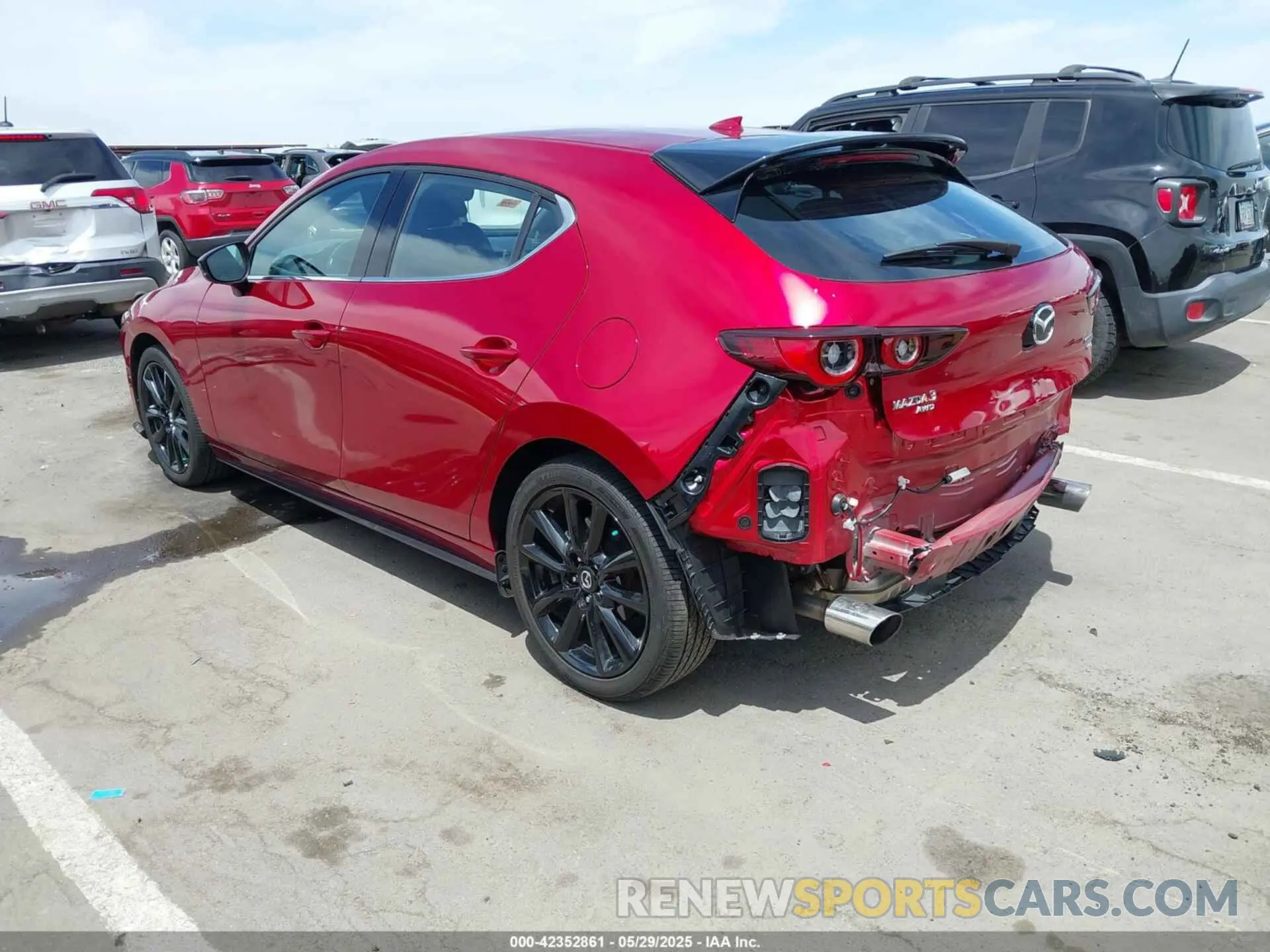 3 Photograph of a damaged car JM1BPBNY2R1653094 MAZDA MAZDA3 HATCHBACK 2024