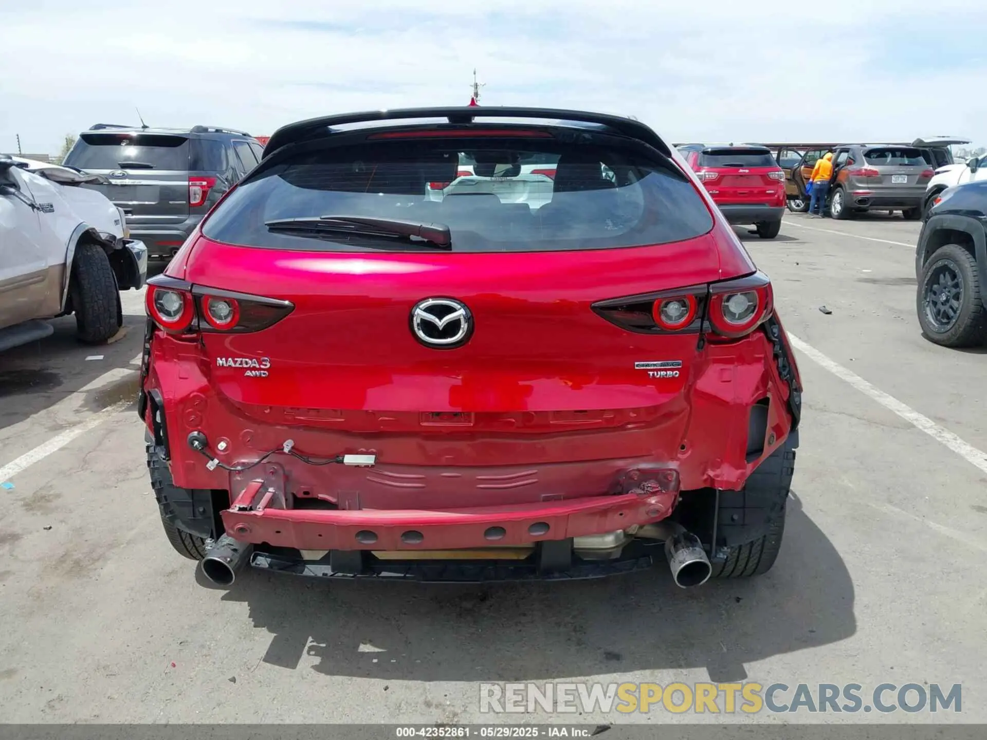 6 Photograph of a damaged car JM1BPBNY2R1653094 MAZDA MAZDA3 HATCHBACK 2024