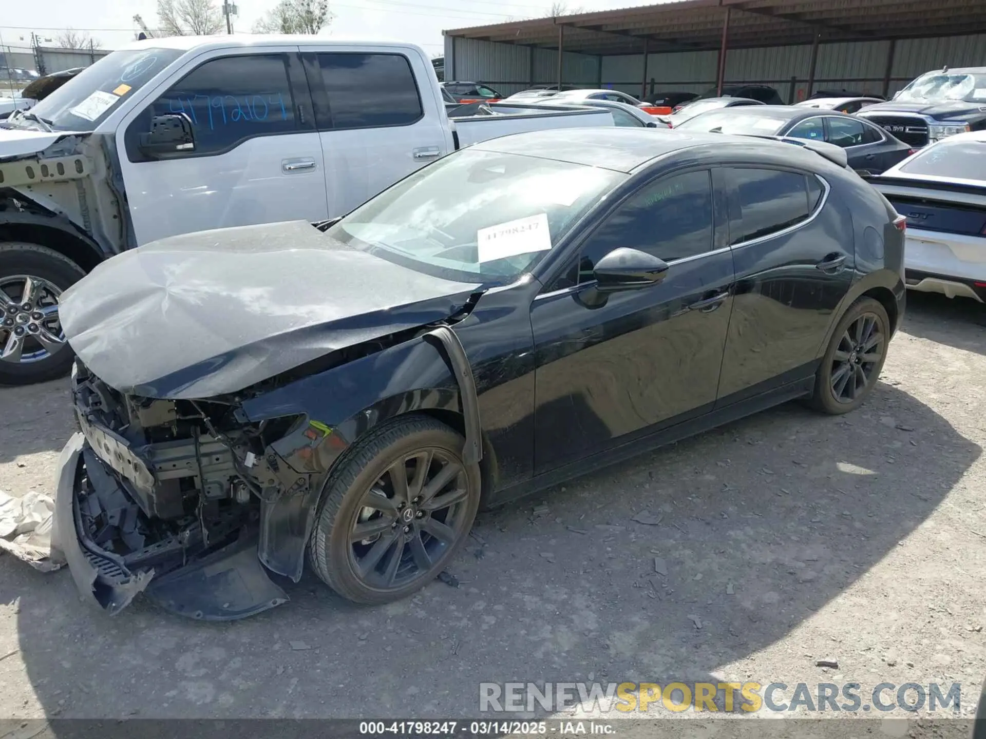 2 Photograph of a damaged car JM1BPBNY6R1702023 MAZDA MAZDA3 HATCHBACK 2024