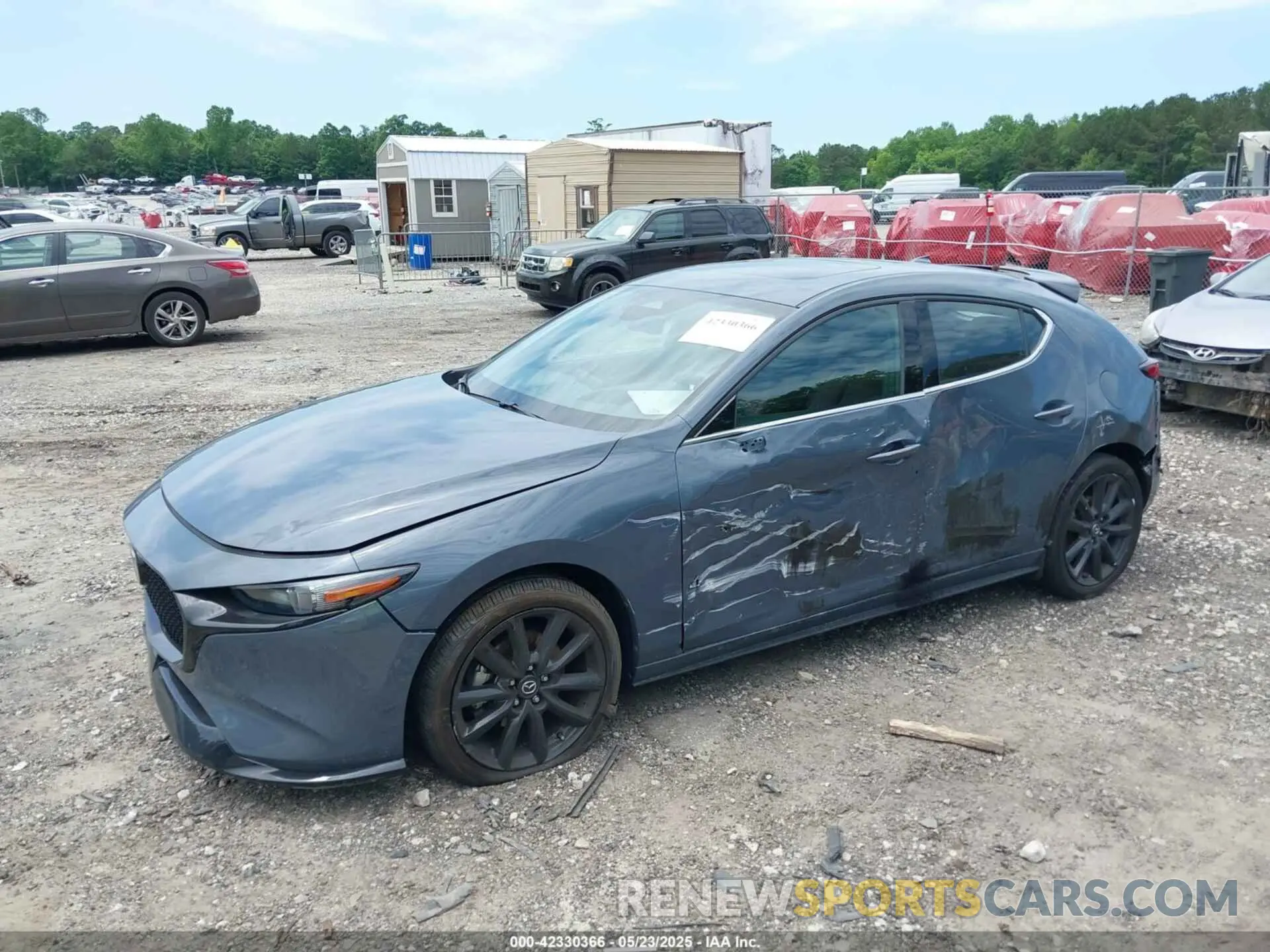 2 Photograph of a damaged car JM1BPBNYXR1654221 MAZDA MAZDA3 HATCHBACK 2024
