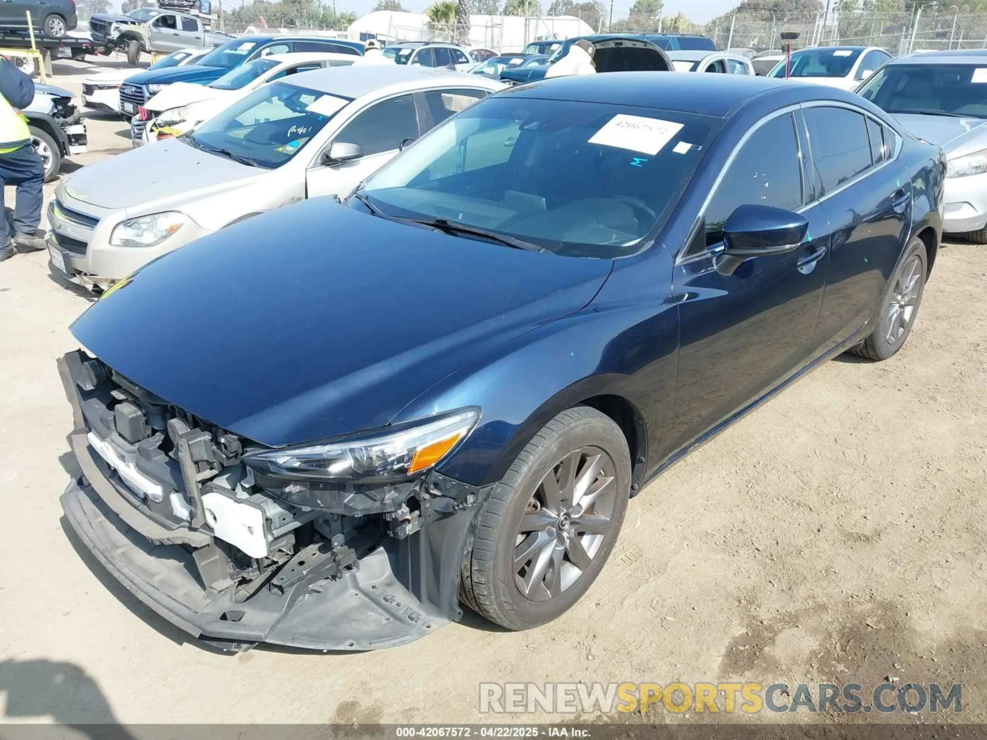 2 Photograph of a damaged car JM1GL1UM3K1506203 MAZDA MAZDA6 2019