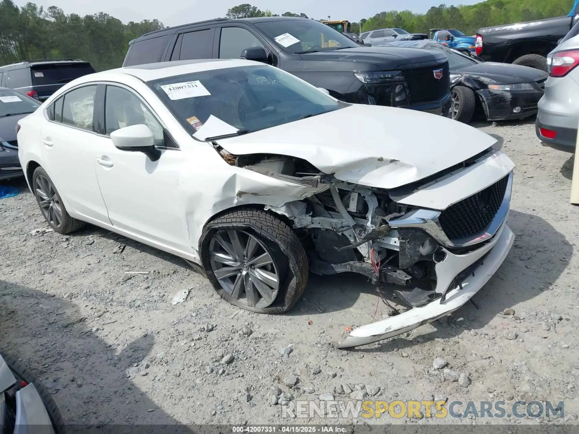 1 Photograph of a damaged car JM1GL1VM2K1506787 MAZDA MAZDA6 2019