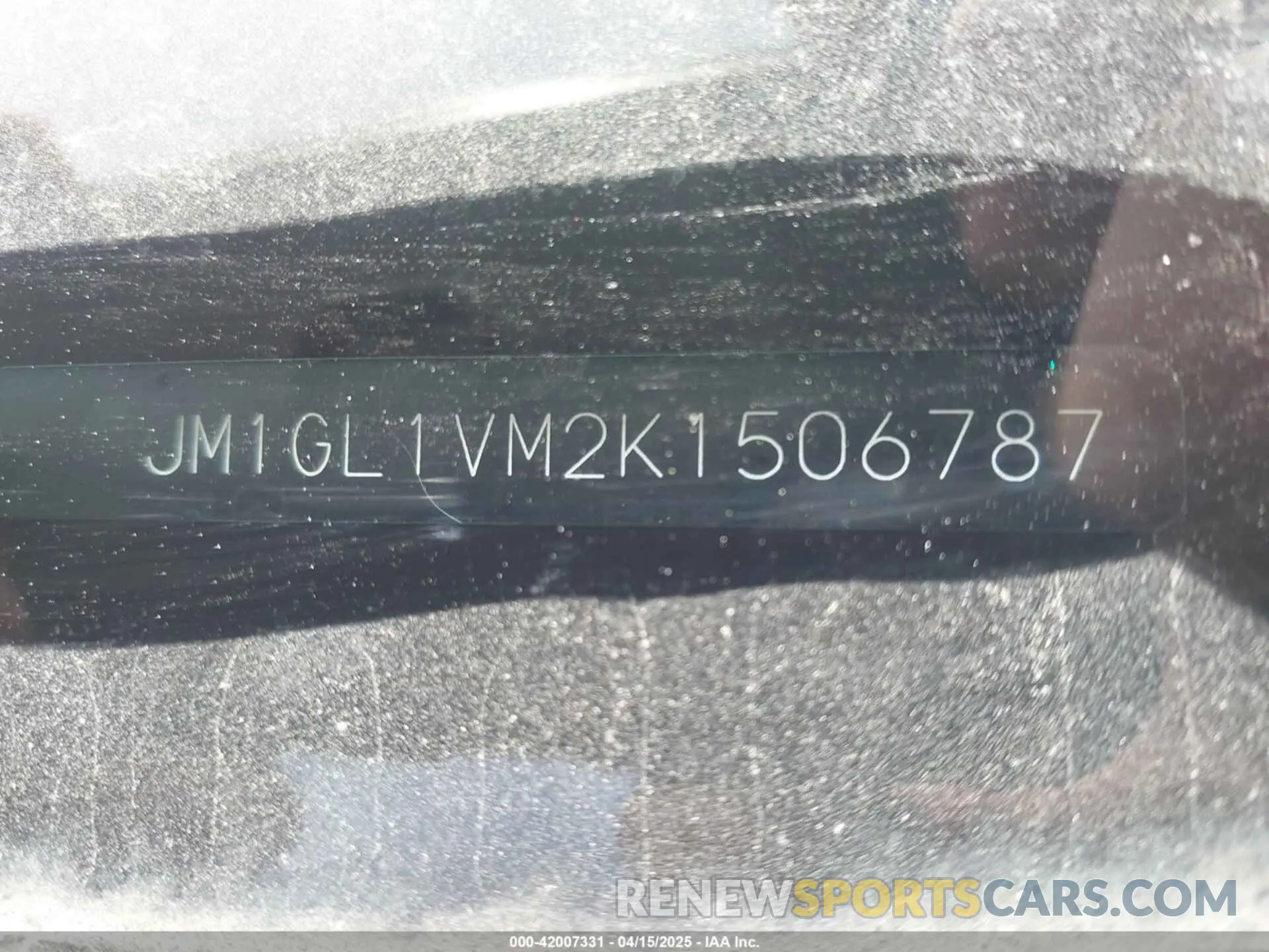 9 Photograph of a damaged car JM1GL1VM2K1506787 MAZDA MAZDA6 2019