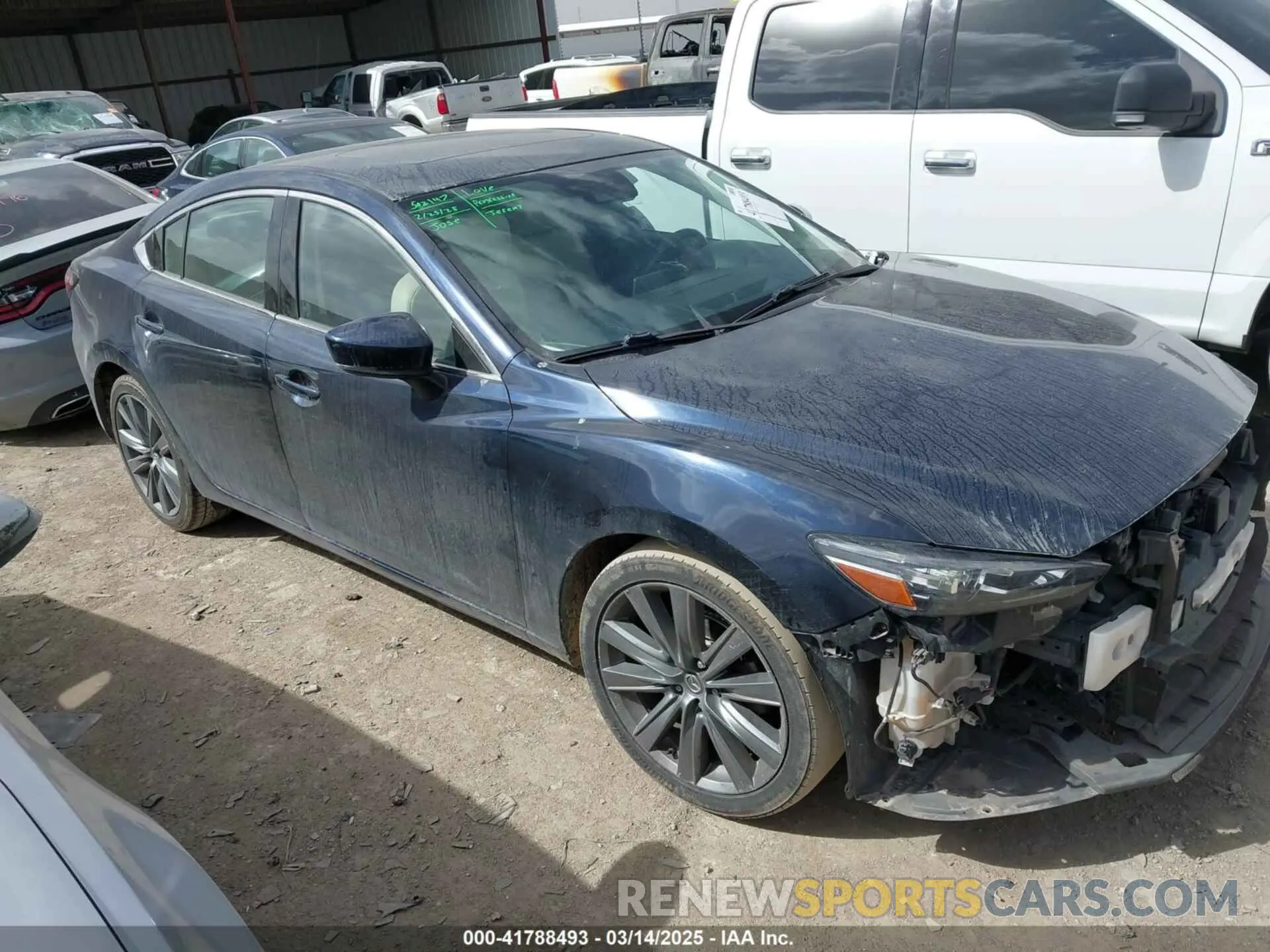 1 Photograph of a damaged car JM1GL1VM5K1503947 MAZDA MAZDA6 2019