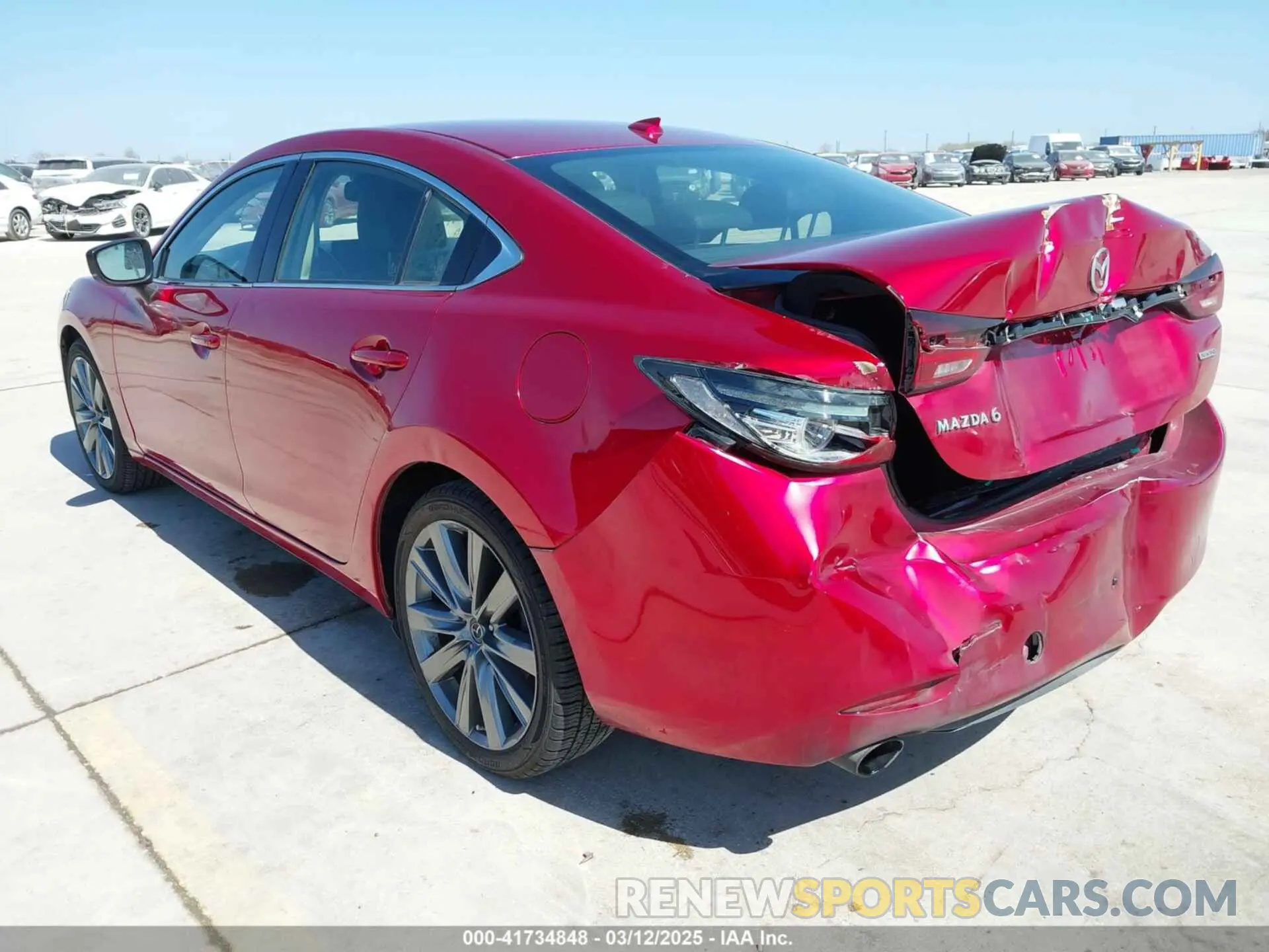 3 Photograph of a damaged car JM1GL1TY7L1511054 MAZDA MAZDA6 2020