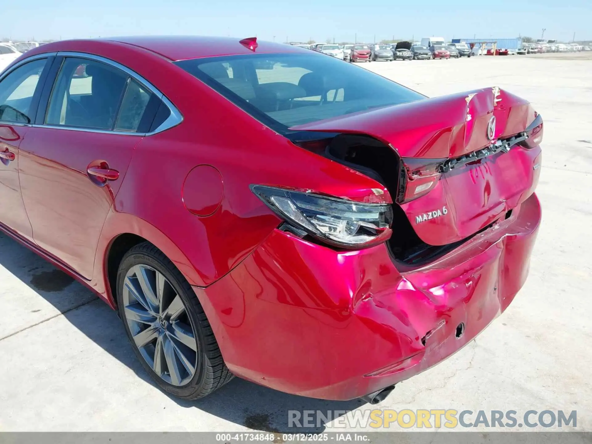 6 Photograph of a damaged car JM1GL1TY7L1511054 MAZDA MAZDA6 2020