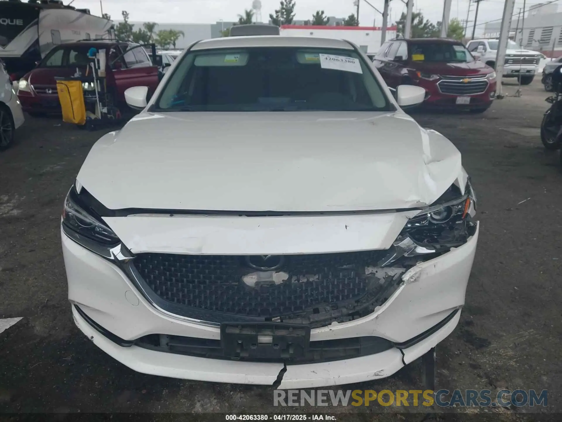 12 Photograph of a damaged car JM1GL1UM3M1610287 MAZDA MAZDA6 2021