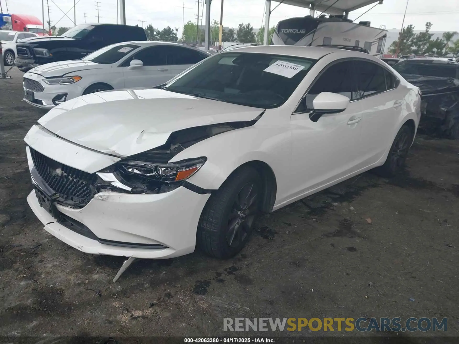 2 Photograph of a damaged car JM1GL1UM3M1610287 MAZDA MAZDA6 2021