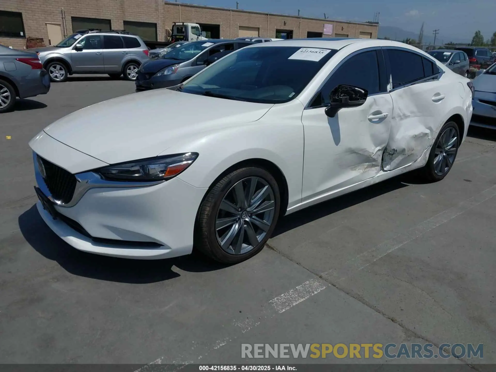 2 Photograph of a damaged car JM1GL1VM6M1600318 MAZDA MAZDA6 2021