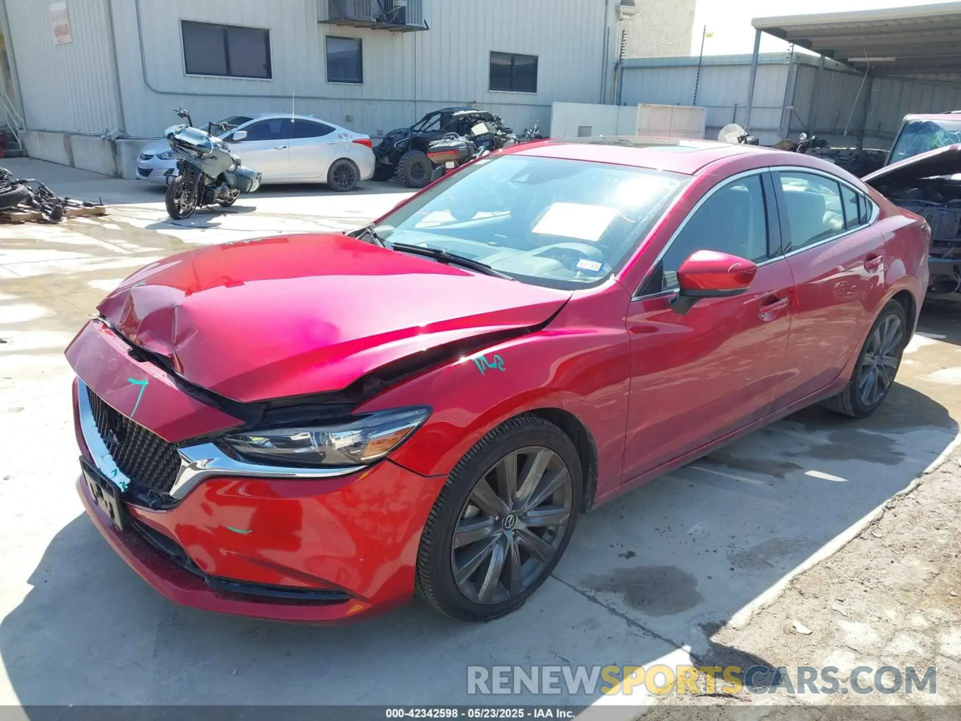 2 Photograph of a damaged car JM1GL1VMXM1619969 MAZDA MAZDA6 2021