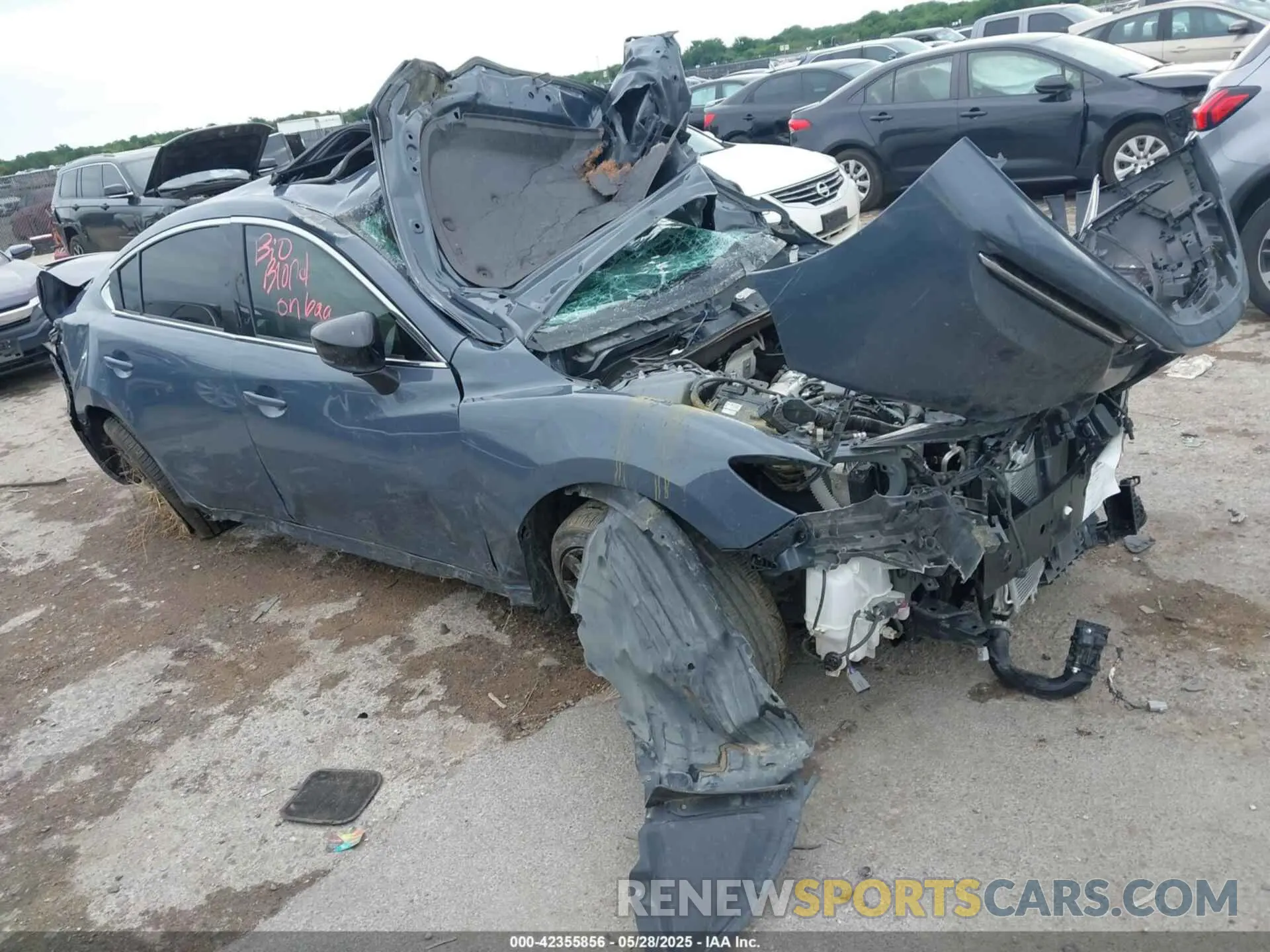 1 Photograph of a damaged car JM1GL1WY4M1601095 MAZDA MAZDA6 2021