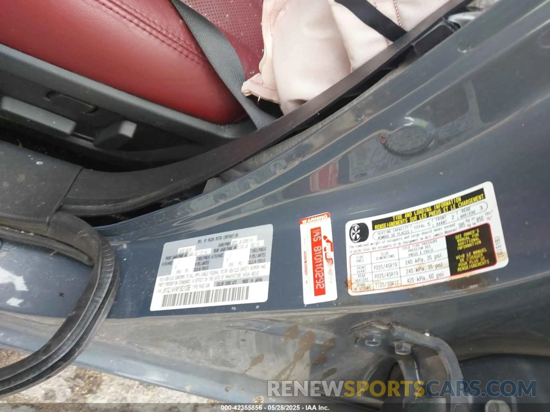 9 Photograph of a damaged car JM1GL1WY4M1601095 MAZDA MAZDA6 2021