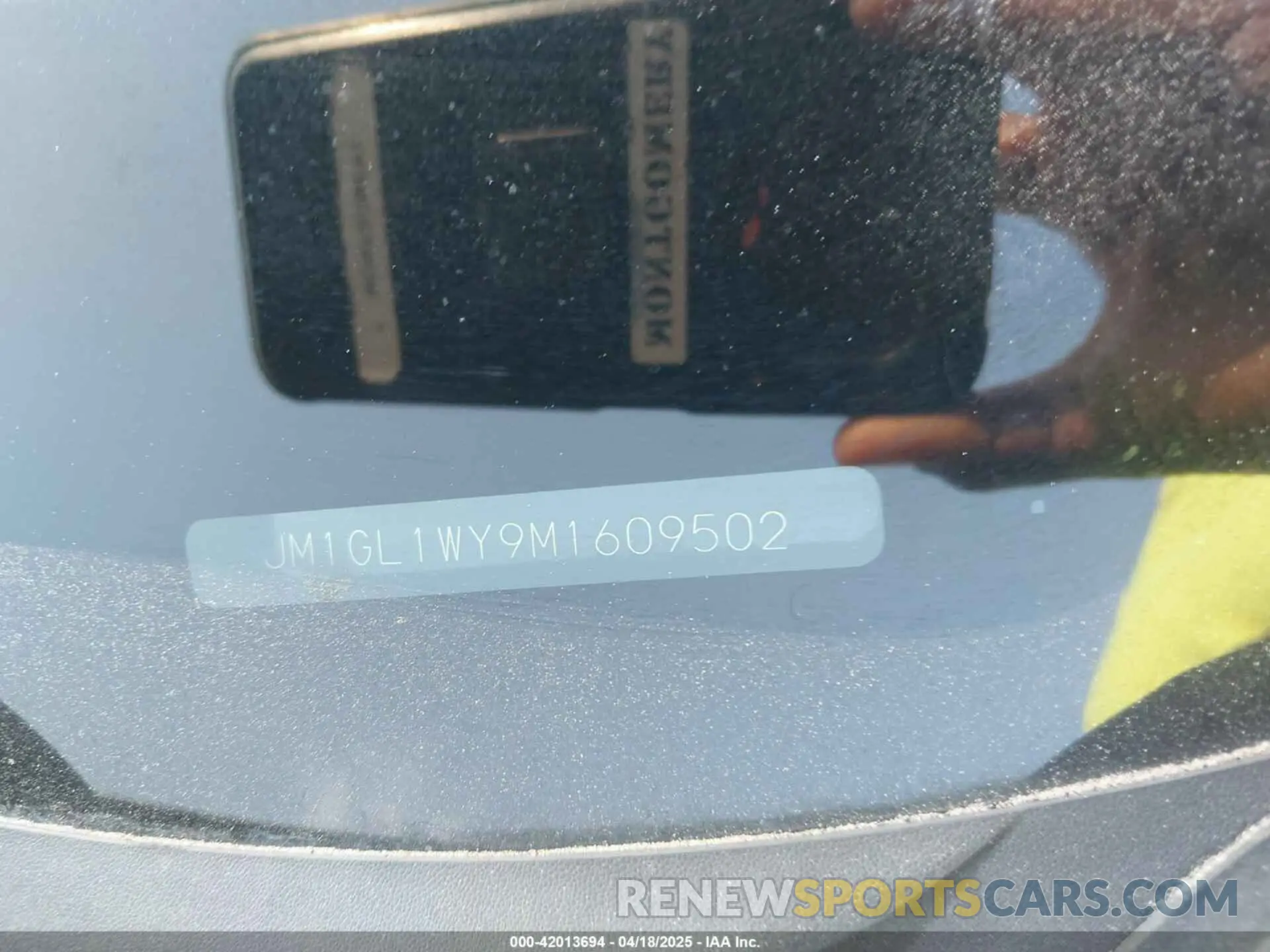 9 Photograph of a damaged car JM1GL1WY9M1609502 MAZDA MAZDA6 2021
