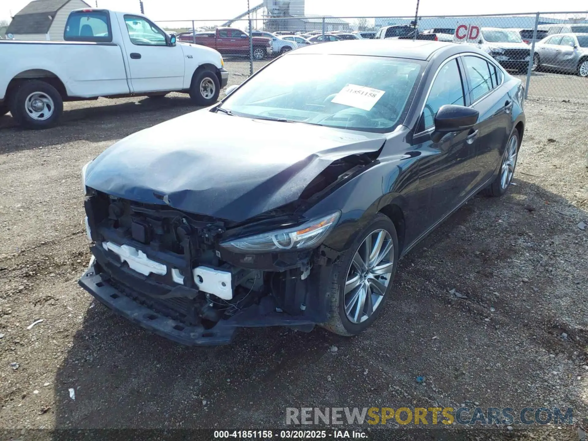 2 Photograph of a damaged car JM1GL1XY7M1615149 MAZDA MAZDA6 2021